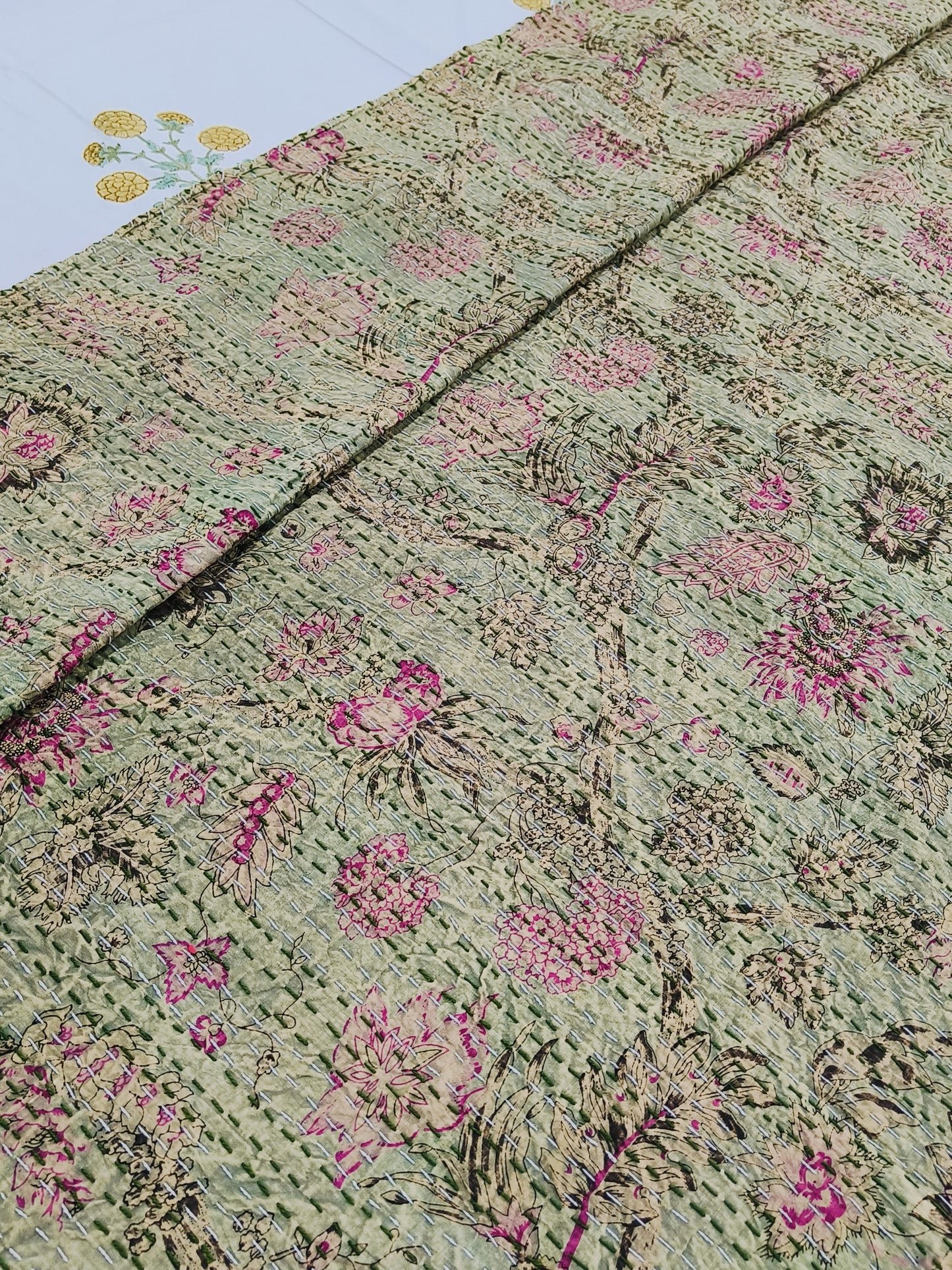 FRESH ARRIVAL Kantha Bedcovers Printed Premium