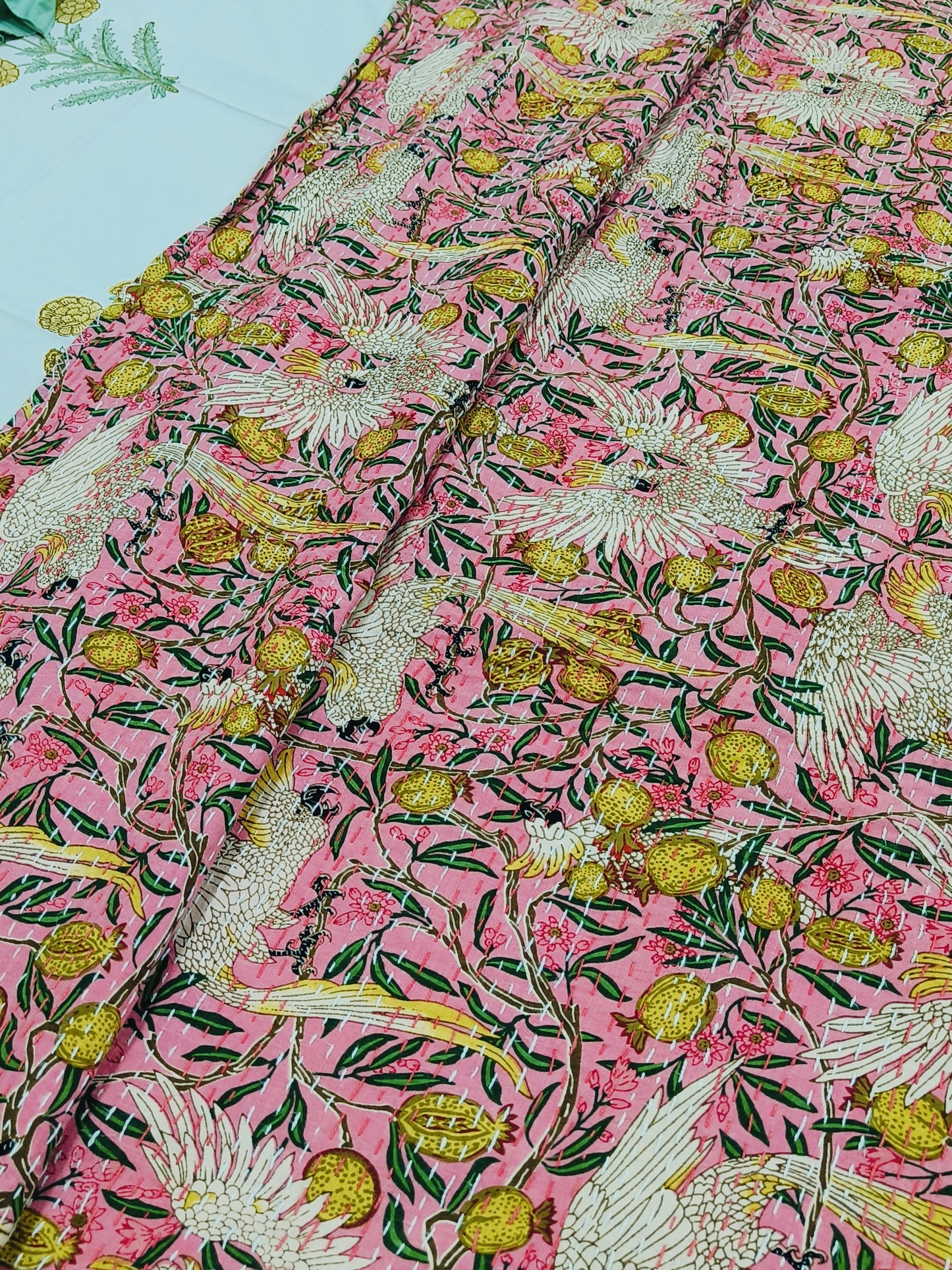 FRESH ARRIVAL Kantha Bedcovers Printed Premium
