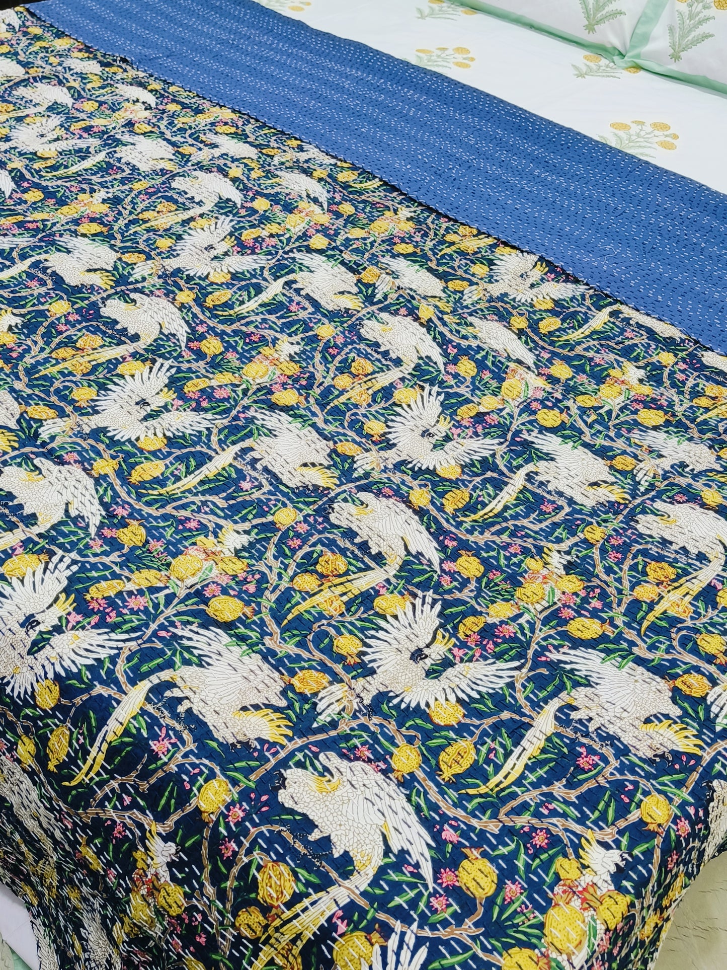 FRESH ARRIVAL Kantha Bedcovers Printed Premium