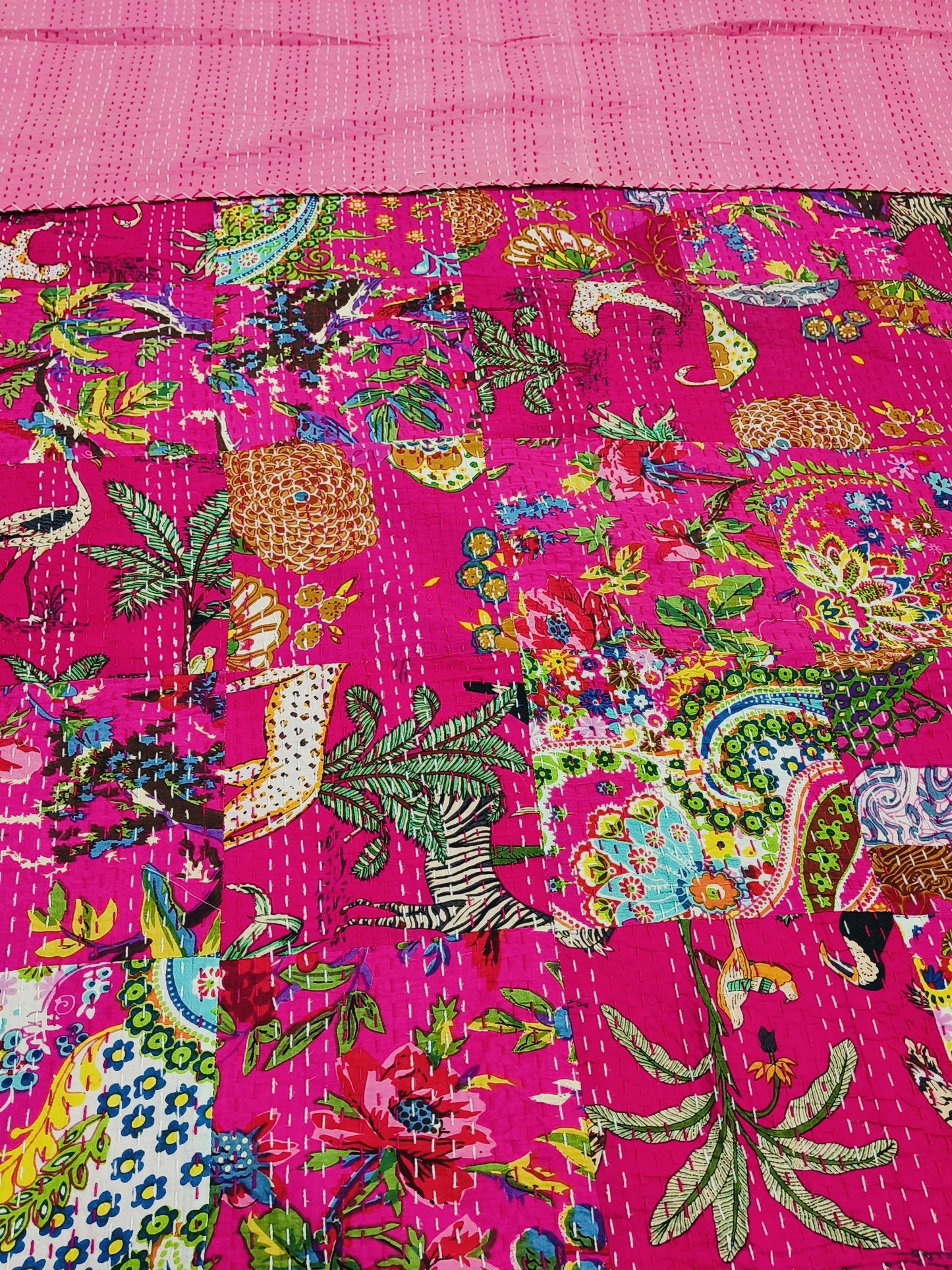 FRESH ARRIVAL Kantha Bedcovers Printed Premium