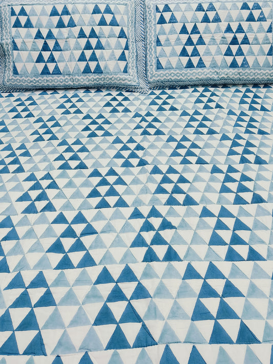 Handblock Printed Premium Mulmul Bedcovers