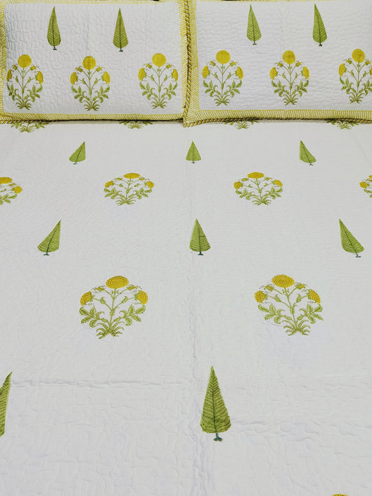 Handblock Printed Premium Mulmul Bedcovers