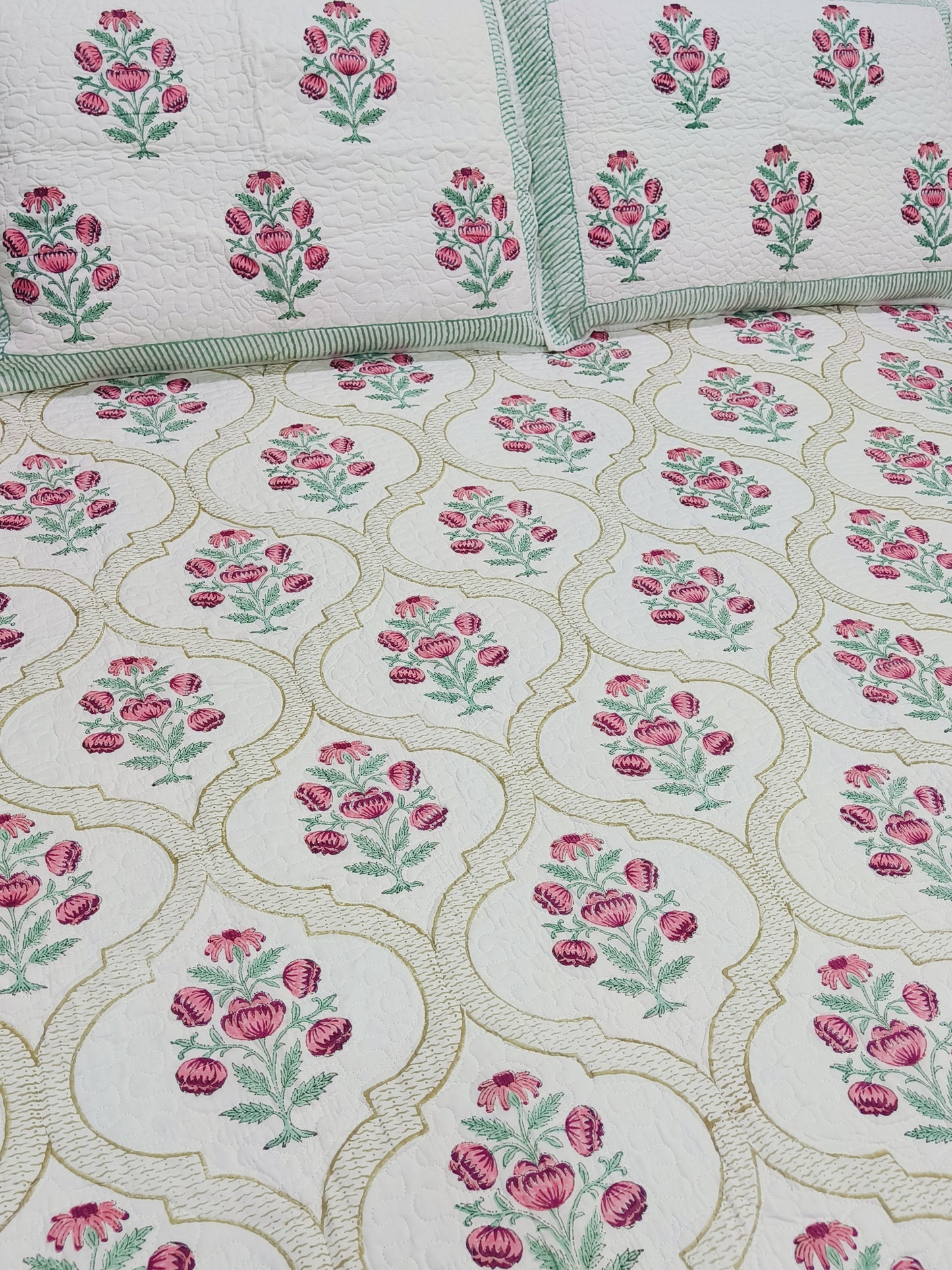 Handblock Printed Premium Mulmul Bedcovers