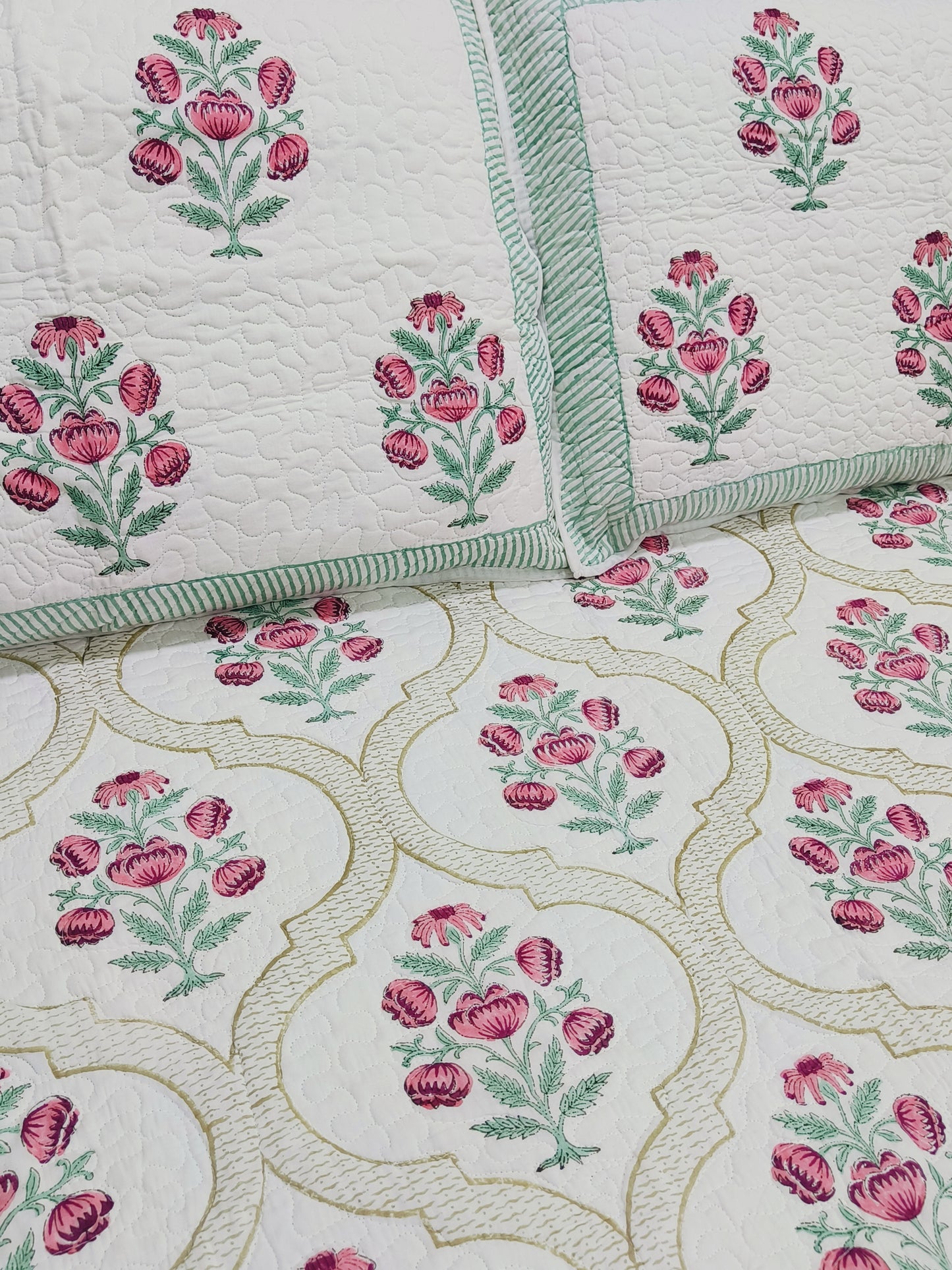 Handblock Printed Premium Mulmul Bedcovers