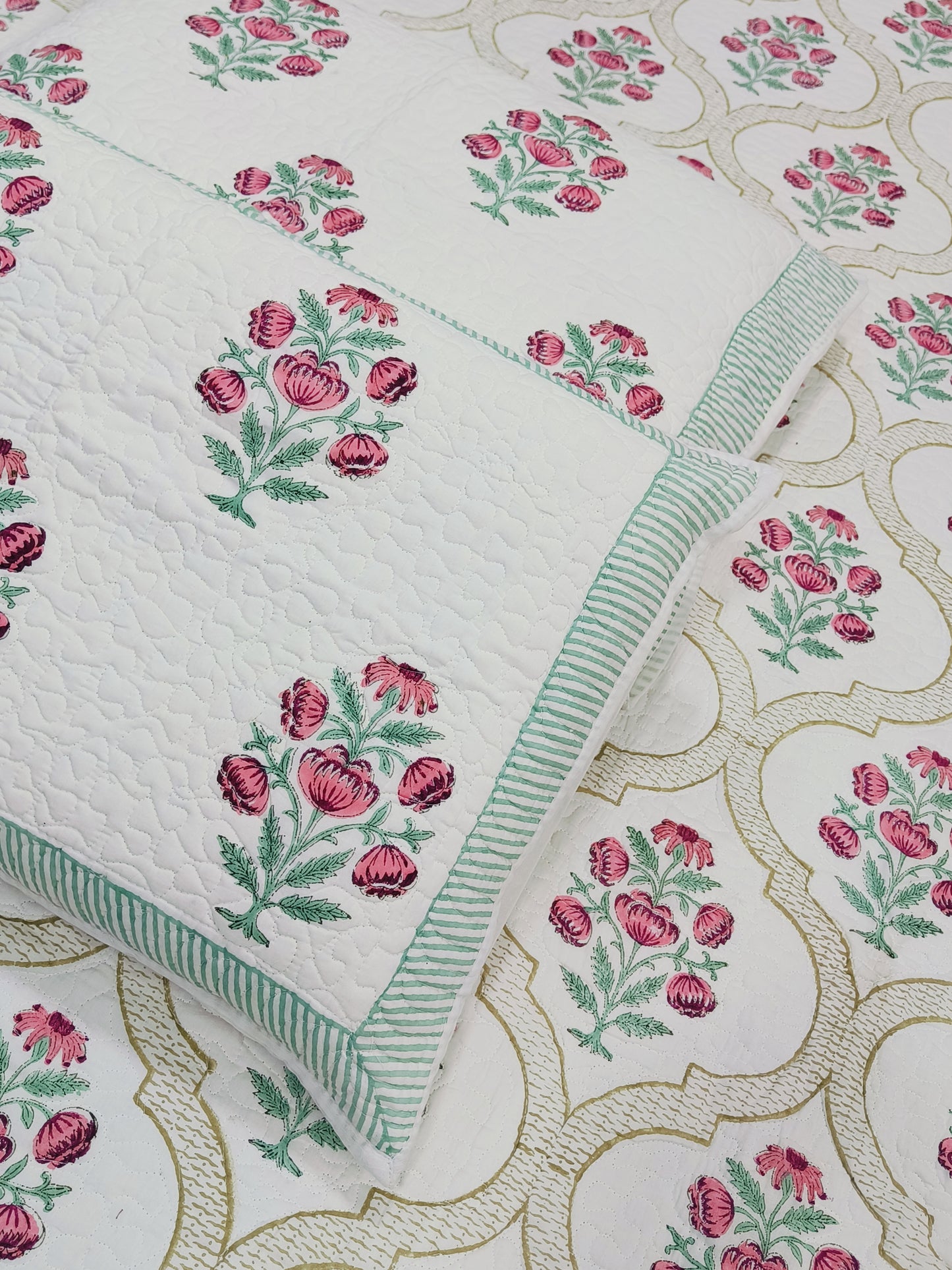 Handblock Printed Premium Mulmul Bedcovers