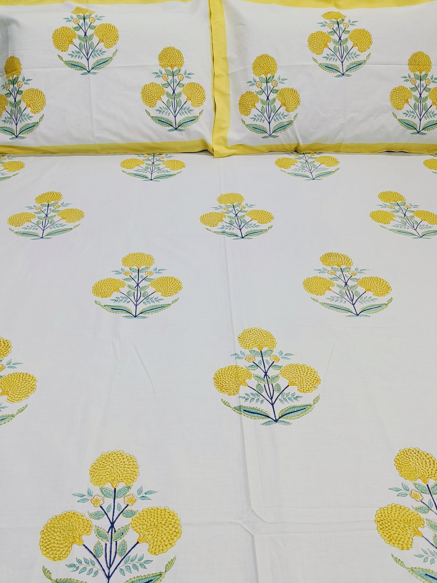 FRESH ARRIVAL Handblock Printed Premium Bedsheets (Dispatch Time 24 Hours)