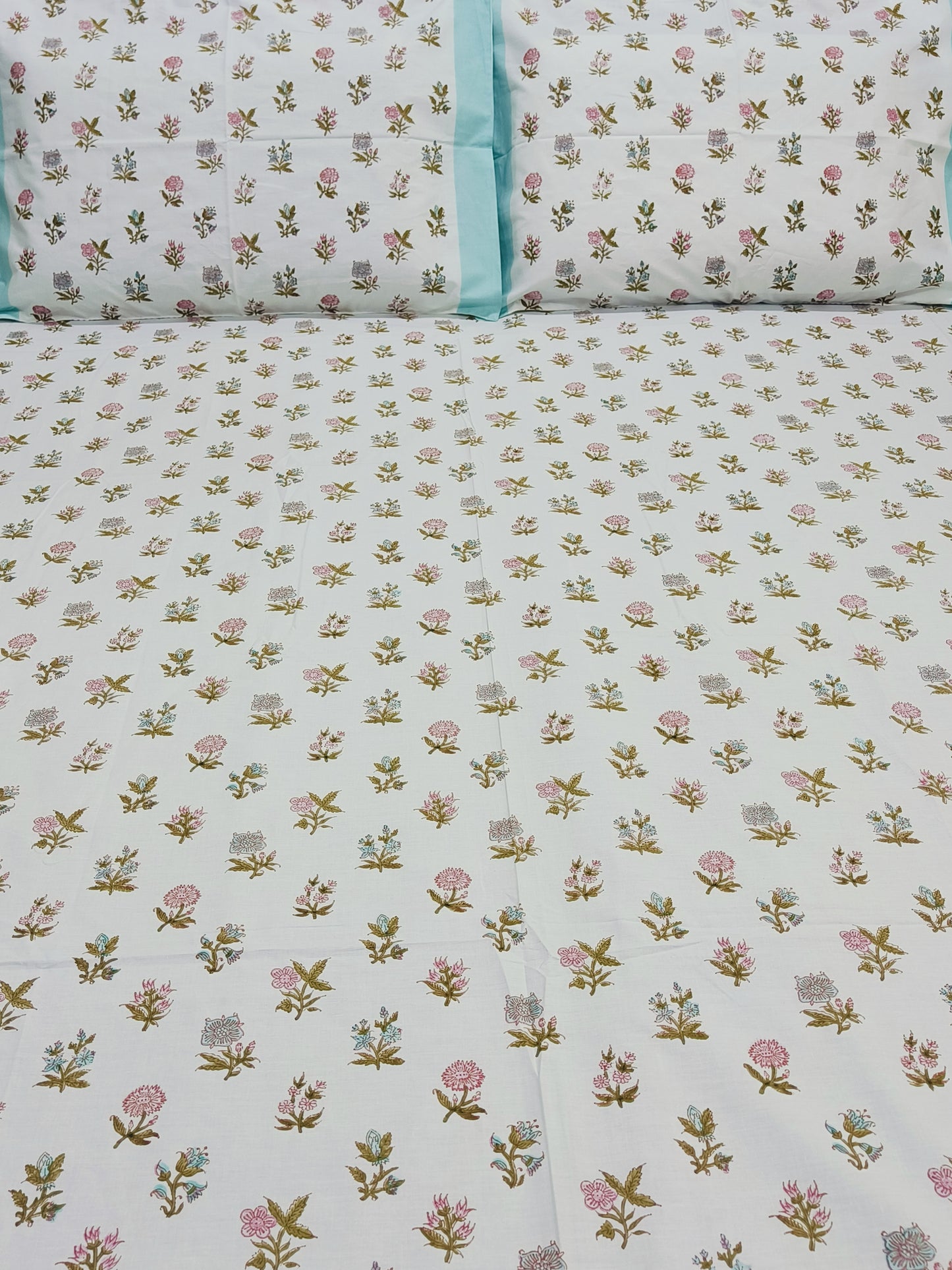 FRESH ARRIVAL Handblock Printed Premium Bedsheets (Dispatch Time 24 Hours)