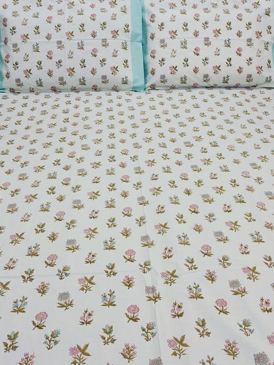 FRESH ARRIVAL Handblock Printed Premium Bedsheets (Dispatch Time 24 Hours)