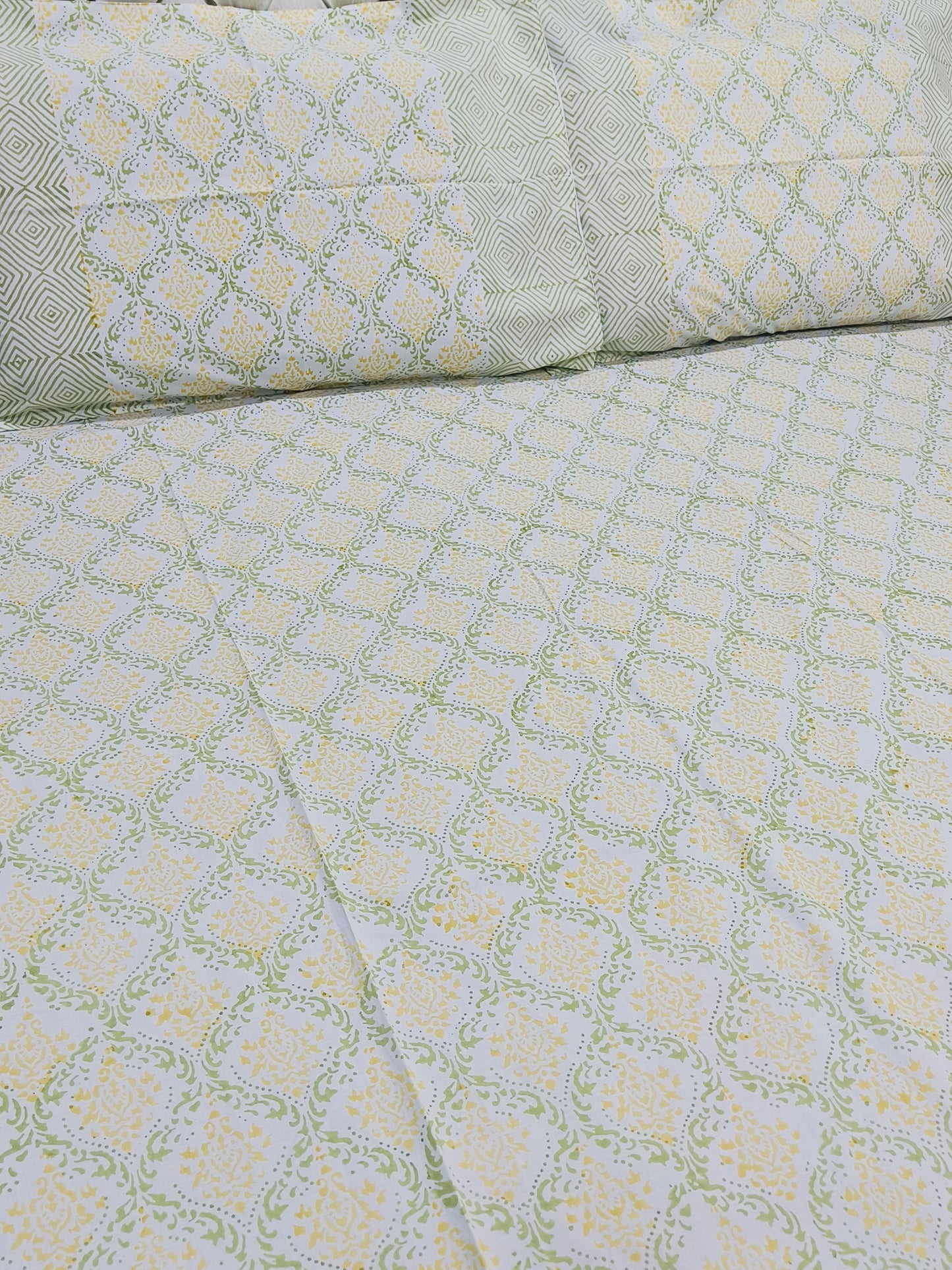 FRESH ARRIVAL Handblock Printed Premium Bedsheets (Dispatch Time 24 Hours)