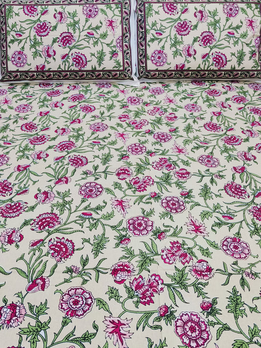 FRESH ARRIVAL! Floral Sadabahaar Bedsheets(Dispatch Time 24 Hours)