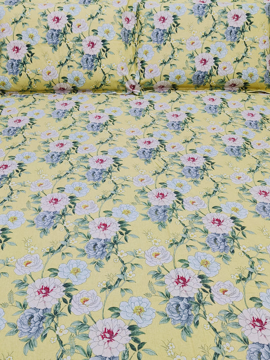Floral Sadabahaar Bedsheets(Dispatch Time 24 Hours)