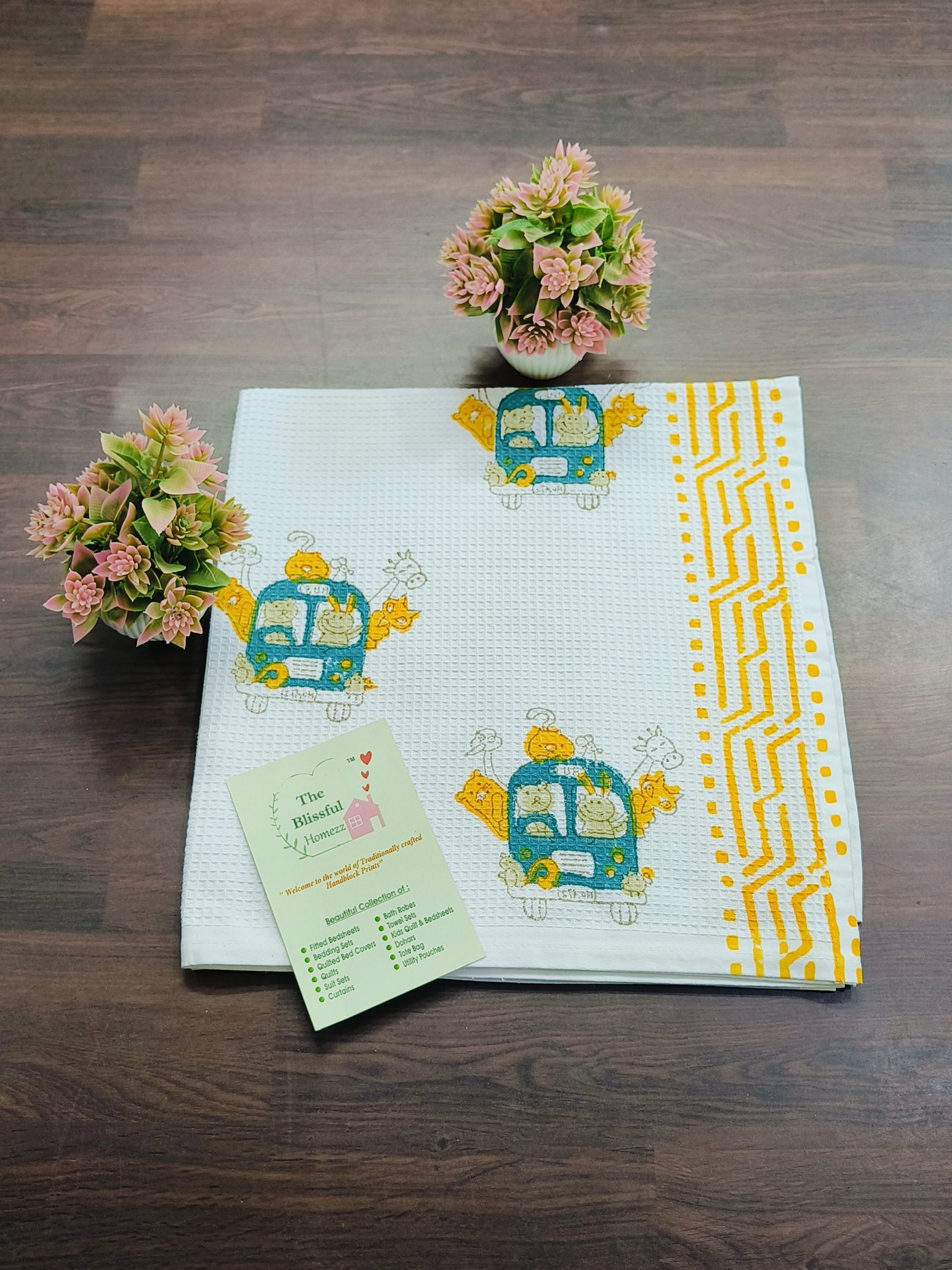 Handblock Printed Towels