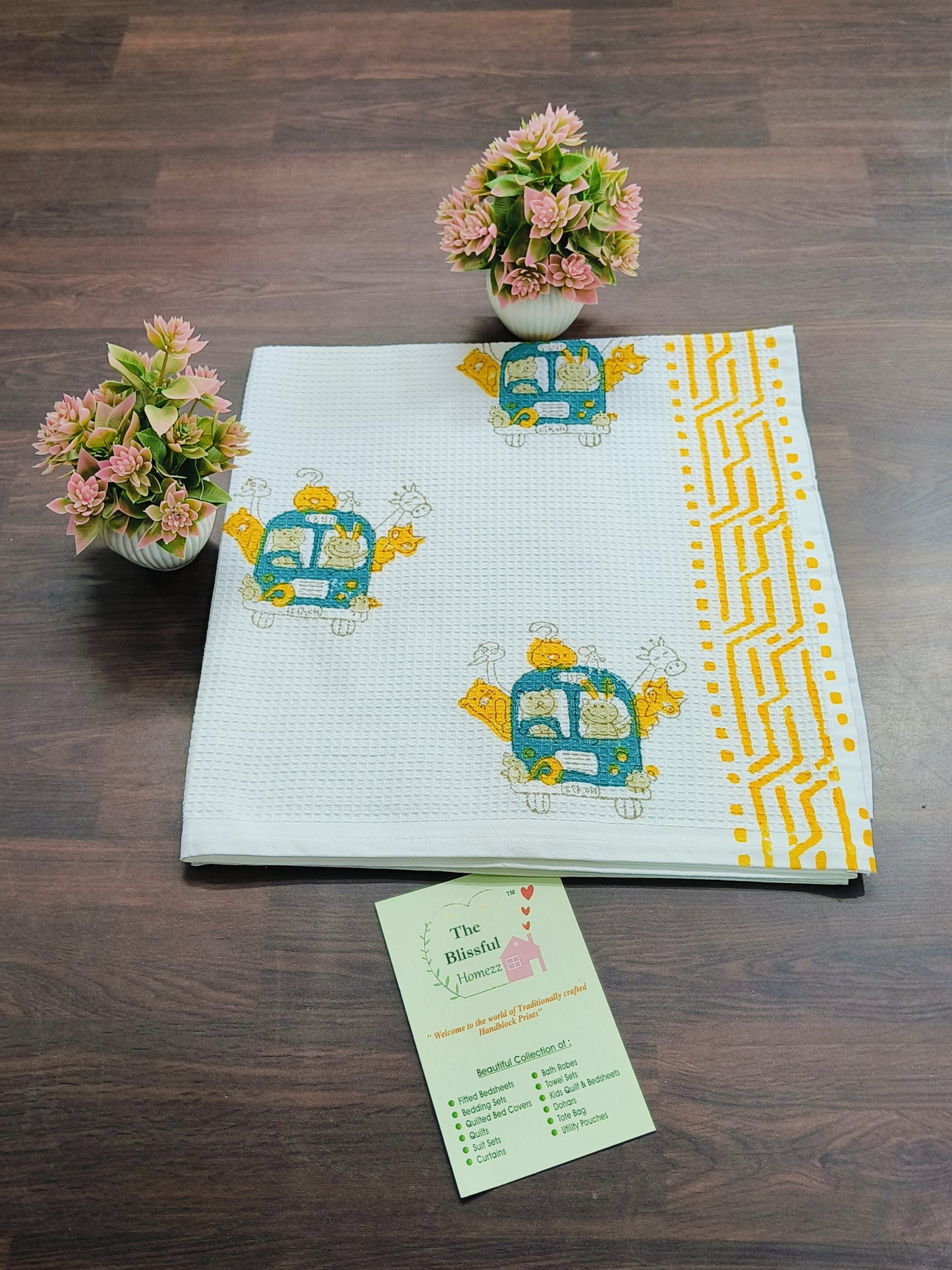 Handblock Printed Towels