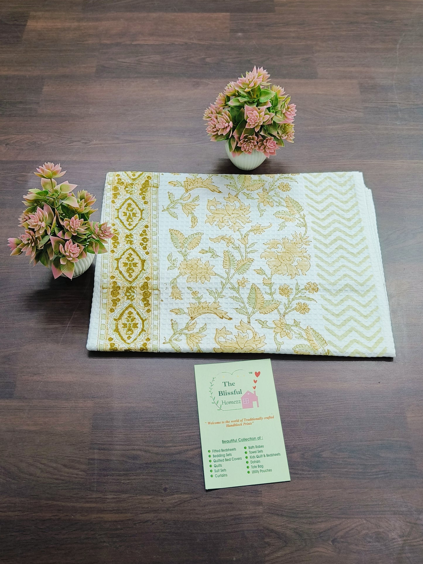 Handblock Printed Towels