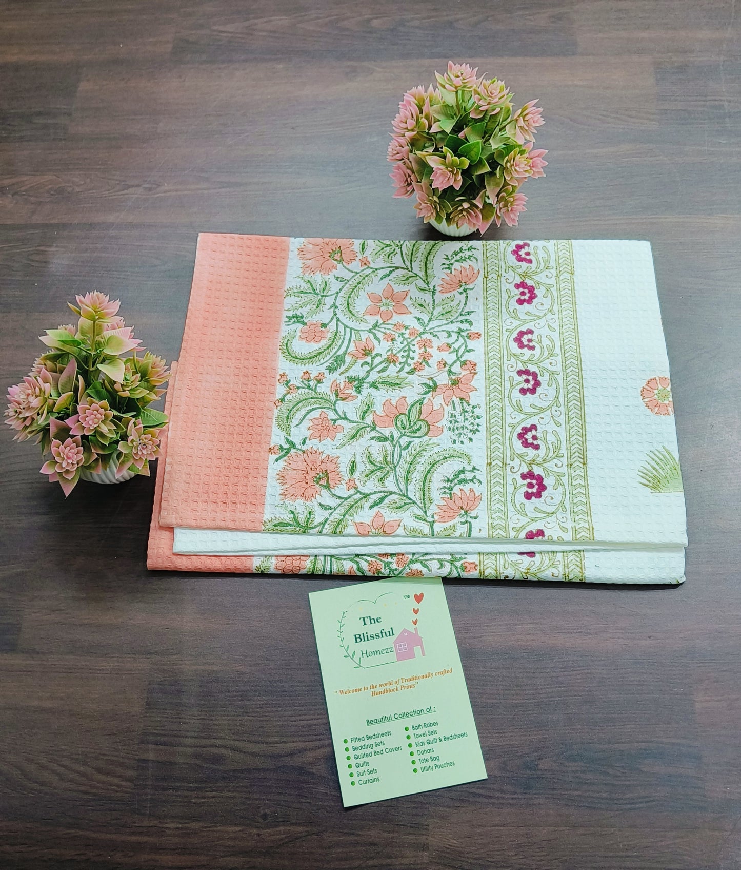 Handblock Printed Towels