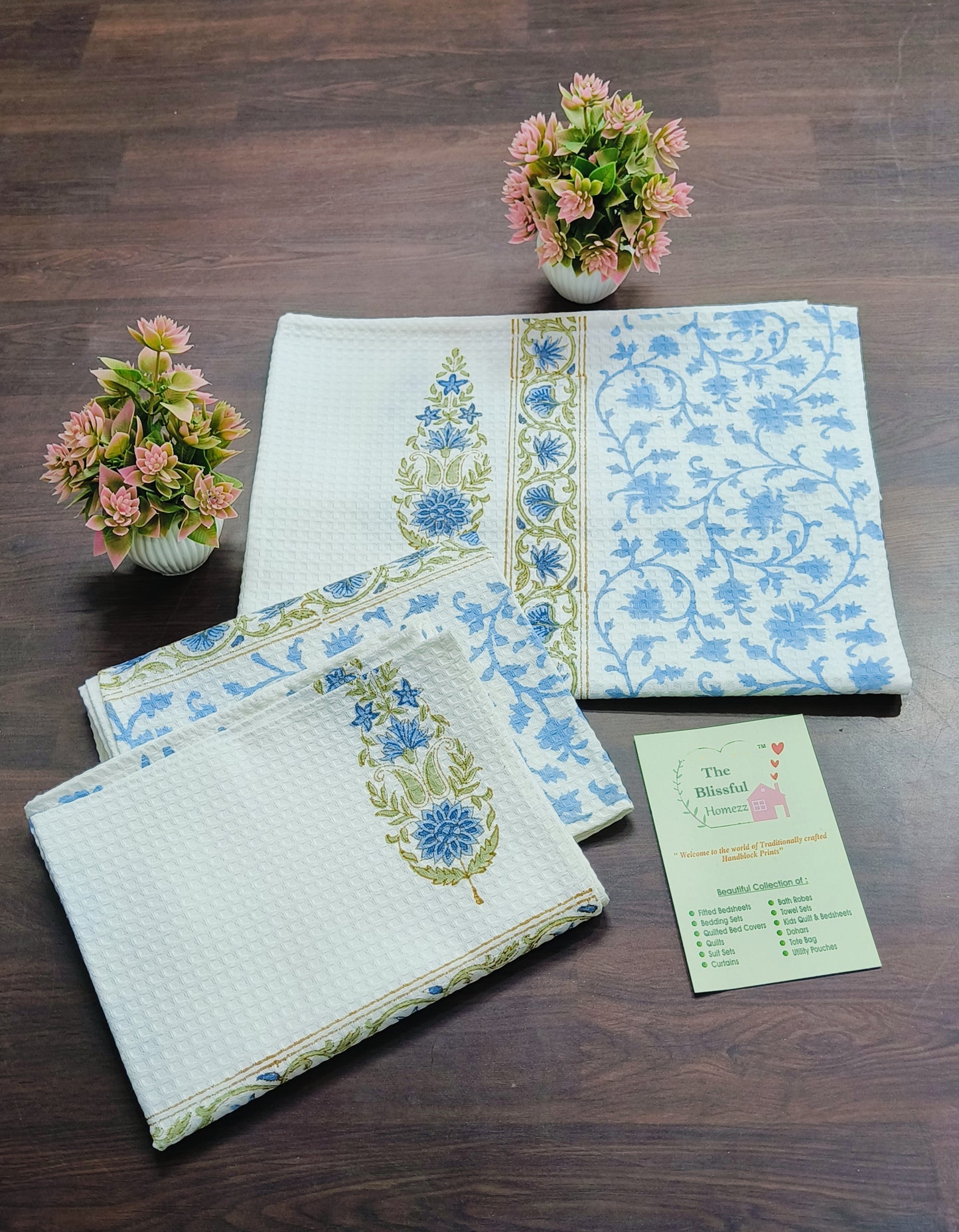 Handblock Printed Towels