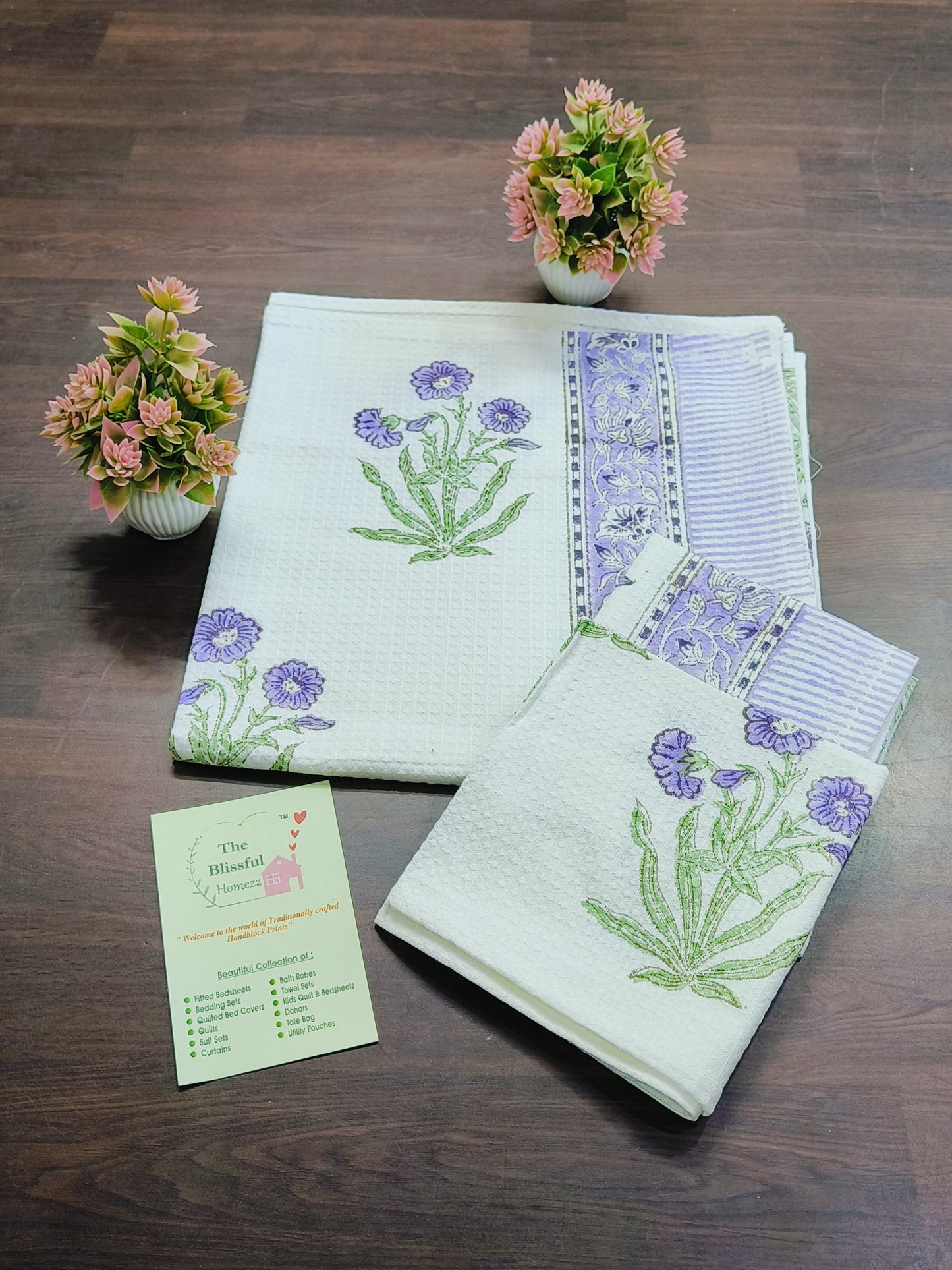 Handblock Printed Towels
