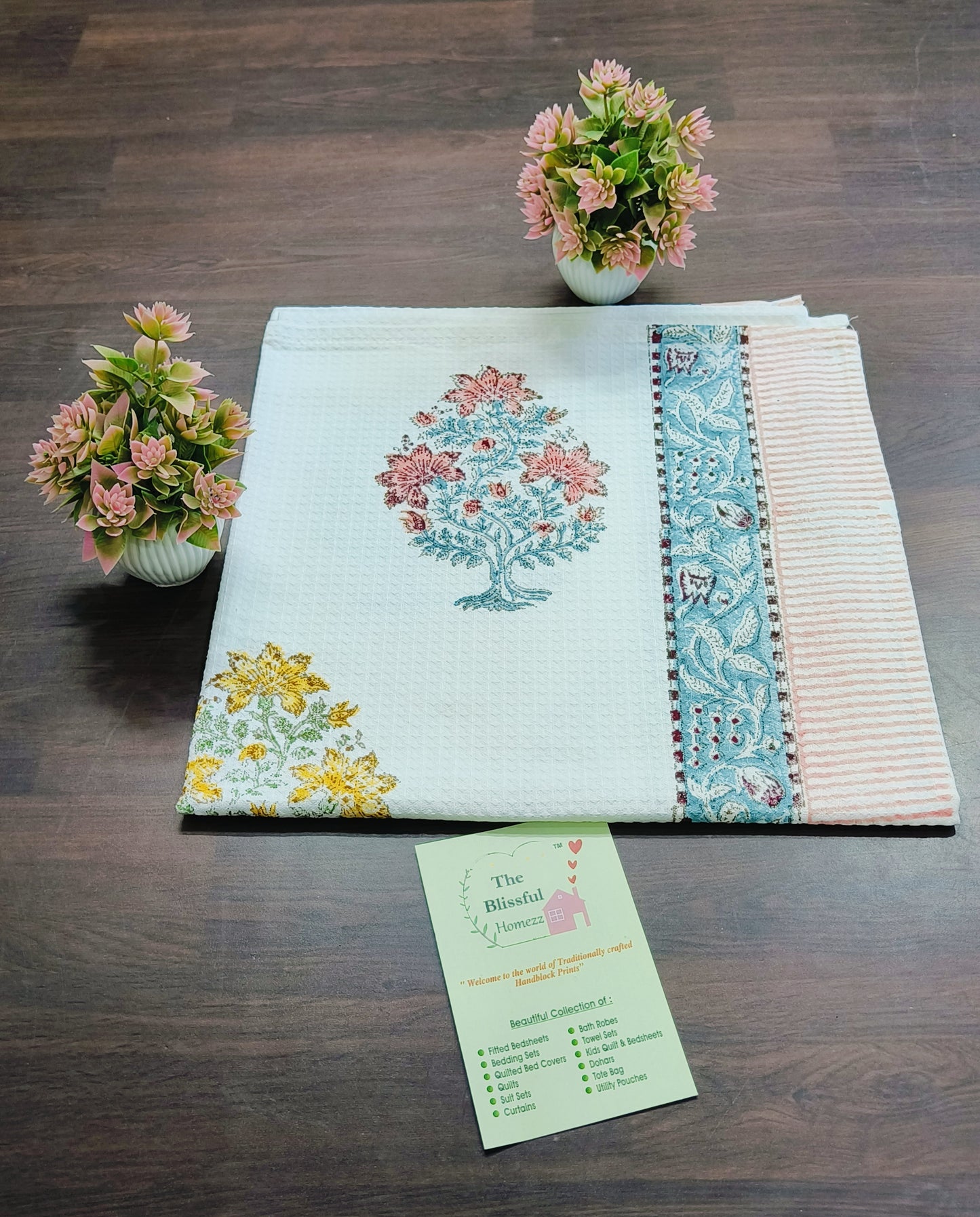 Handblock Printed Towels