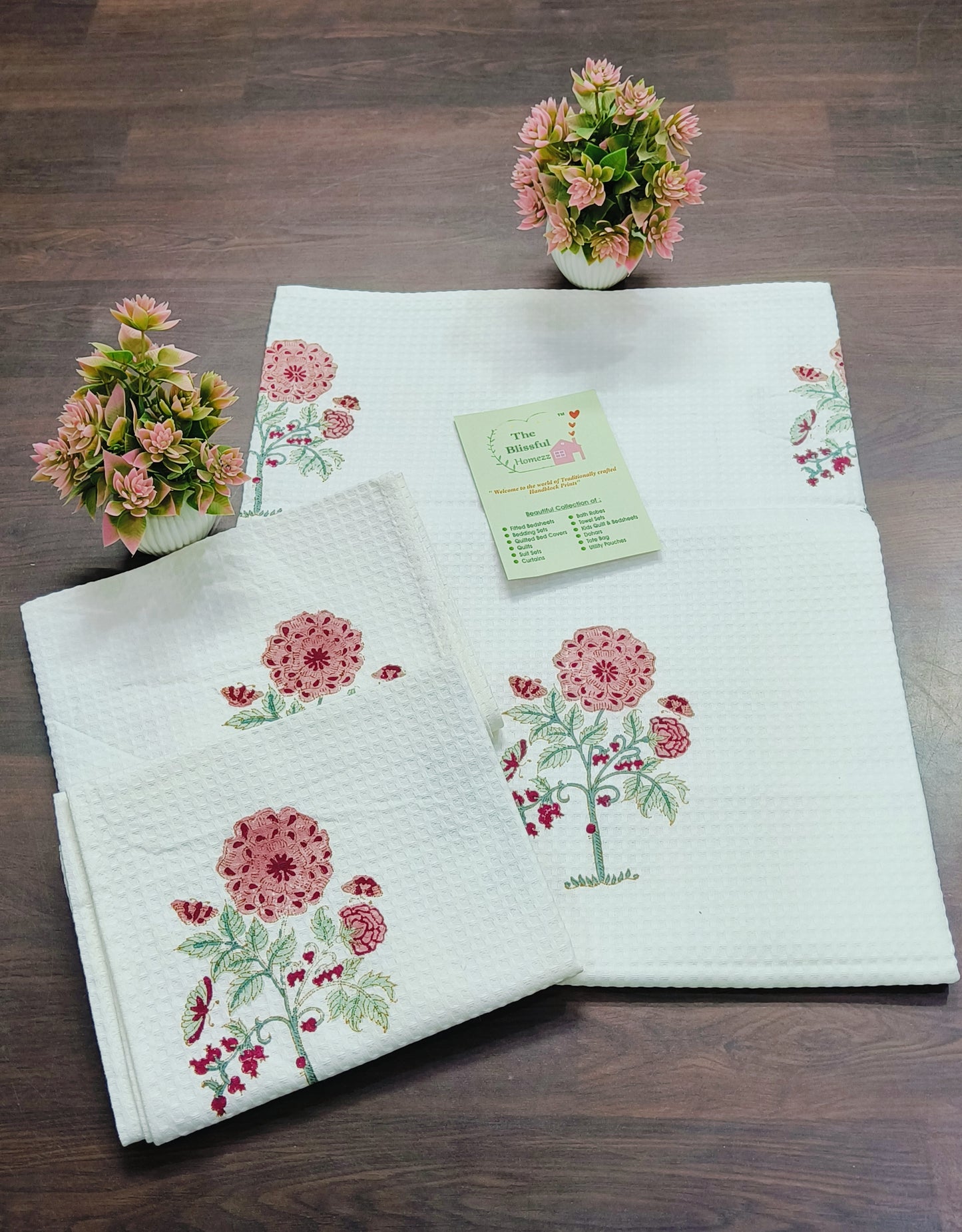 Handblock Printed Towels