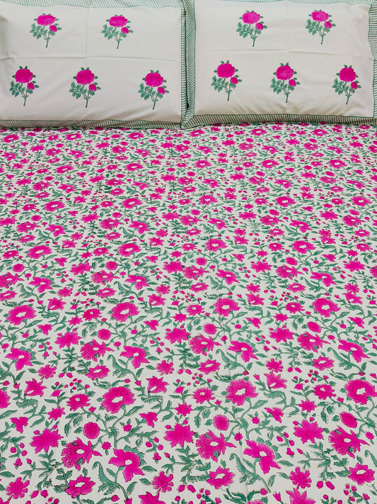 FRESH ARRIVAL Handblock Printed Premium Bedsheets (Dispatch Time 24 Hours)