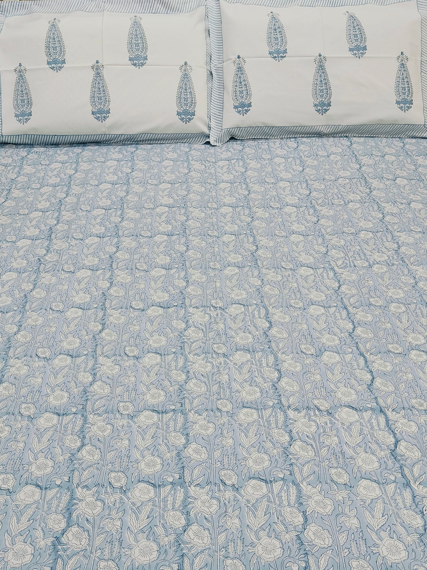 FRESH ARRIVAL Handblock Printed Premium Bedsheets (Dispatch Time 24 Hours)