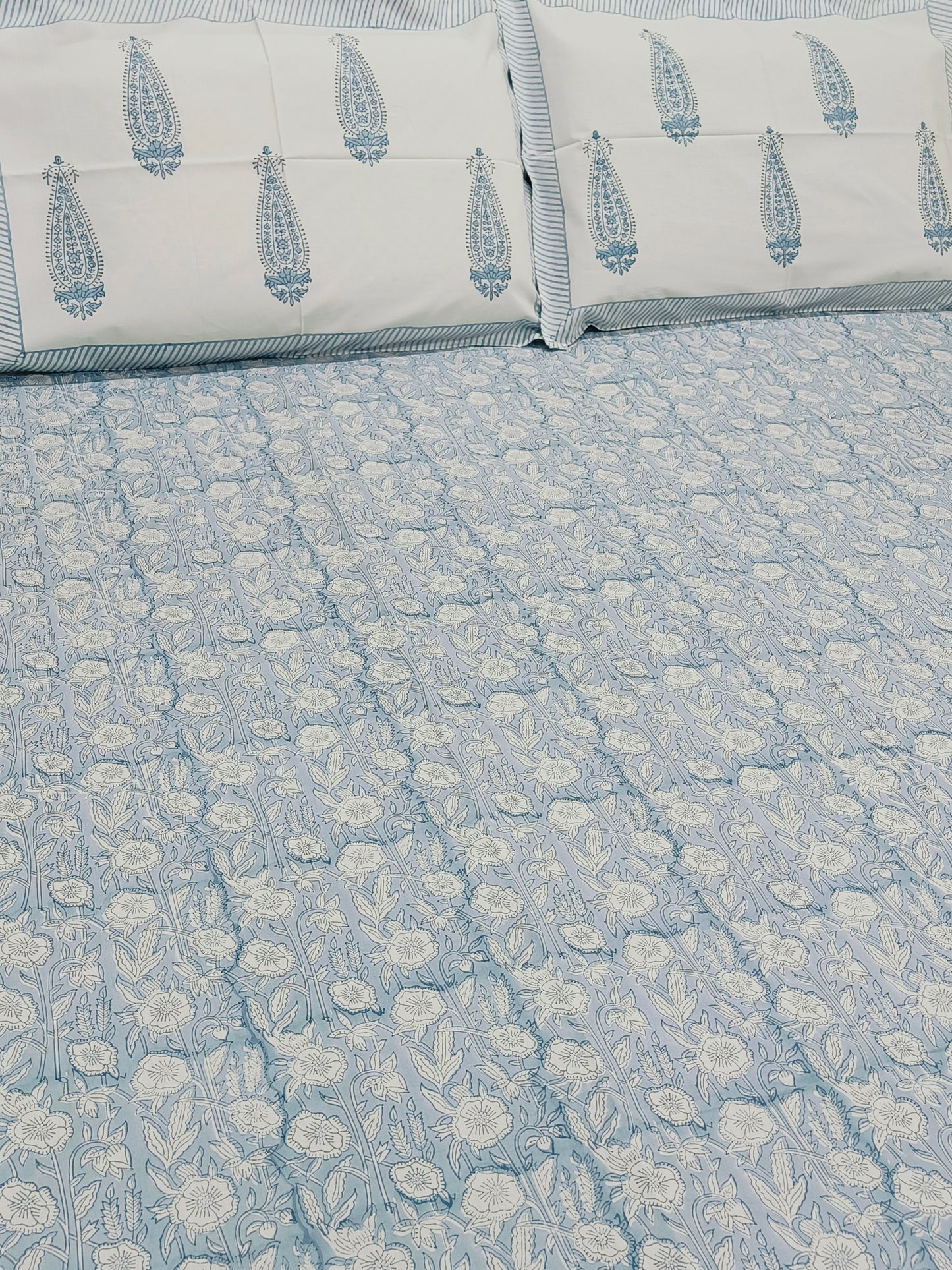 FRESH ARRIVAL Handblock Printed Premium Bedsheets (Dispatch Time 24 Hours)