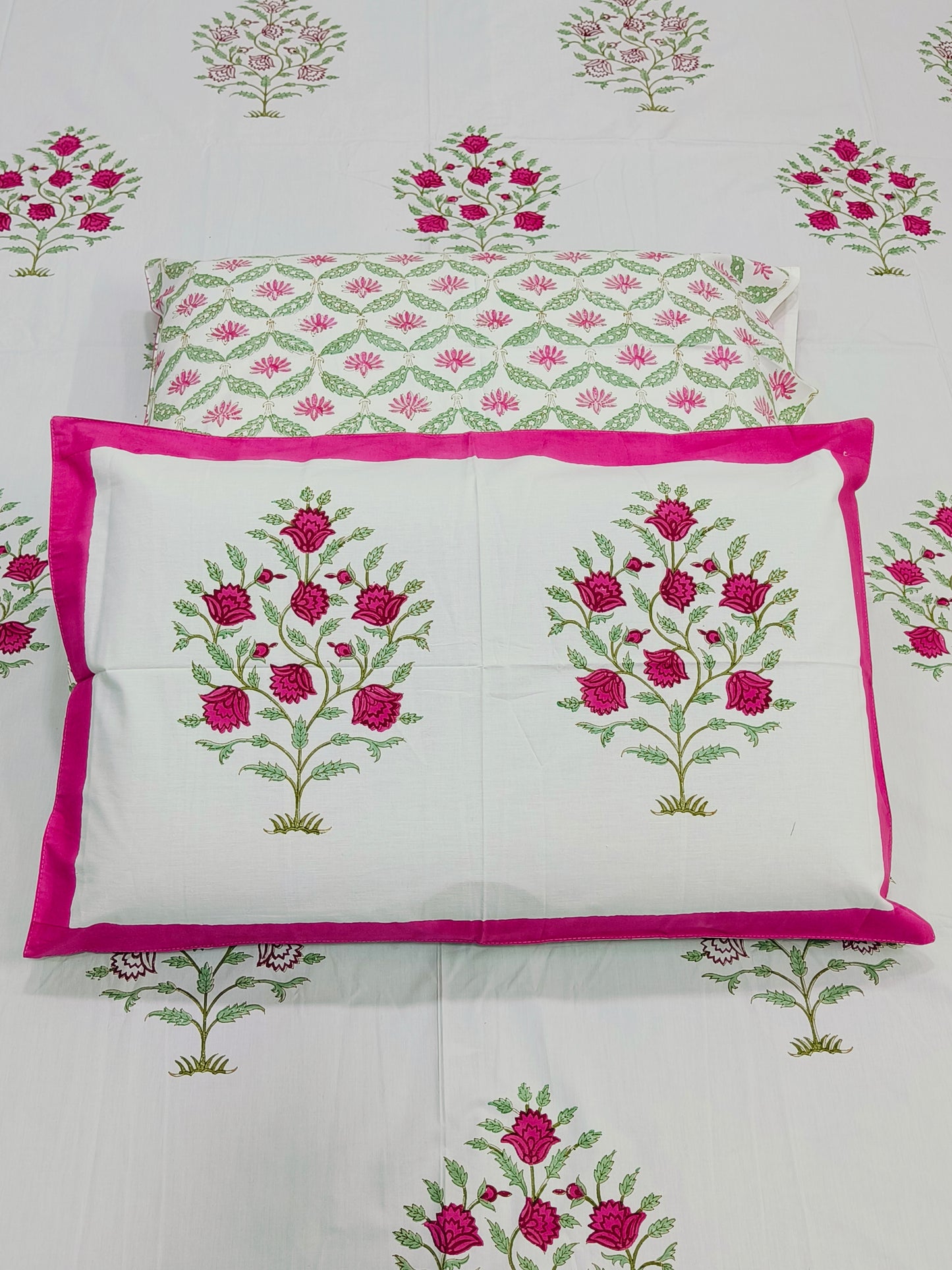 FRESH ARRIVAL Handblock Printed Premium Bedsheets (Dispatch Time 24 Hours)