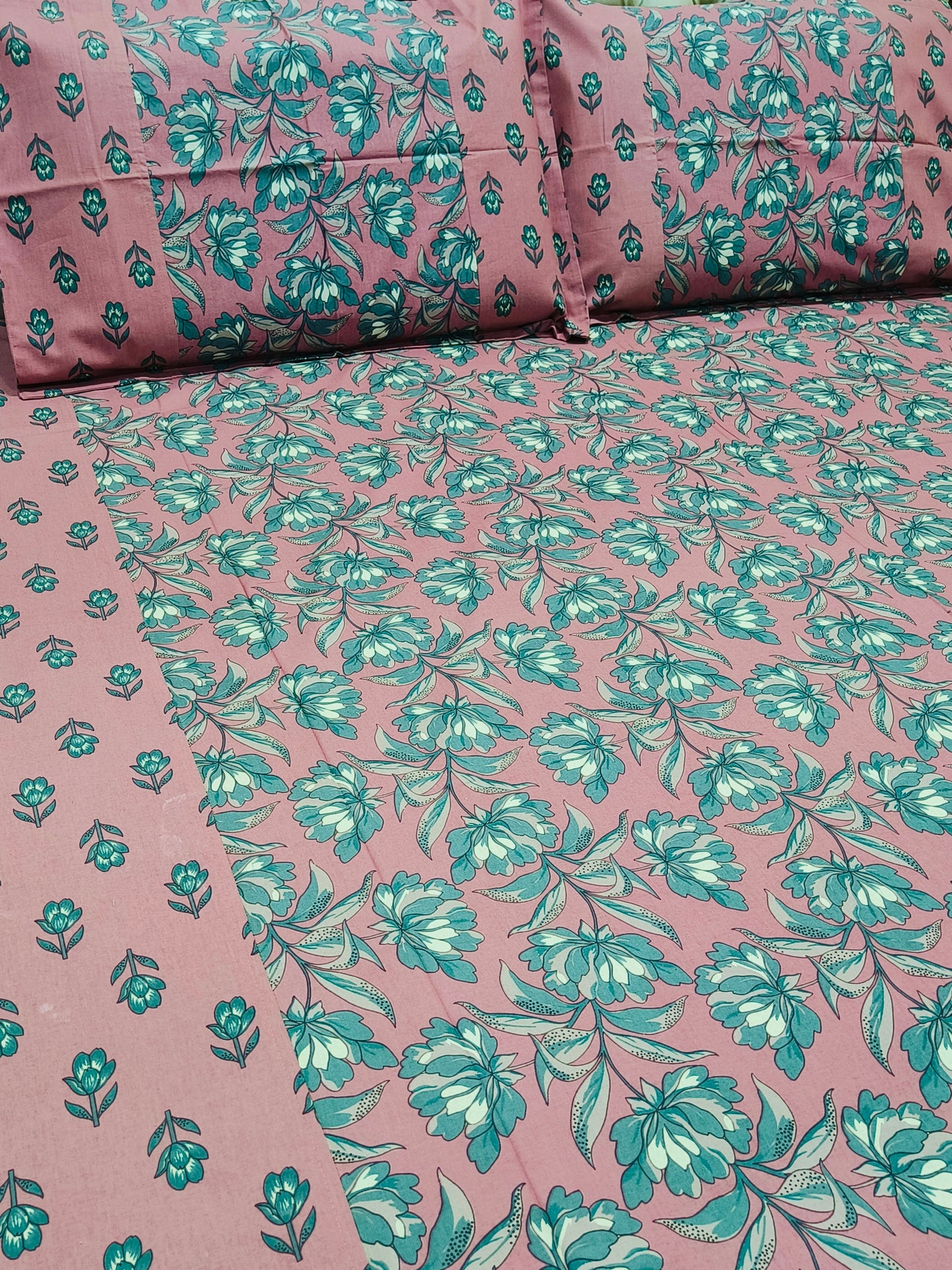 INDIAN Size Fitted Sheets ( Ajrakh )