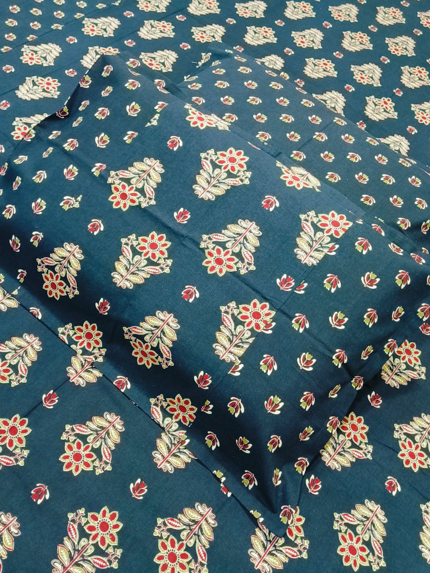 INDIAN Size Fitted Sheets ( Ajrakh )