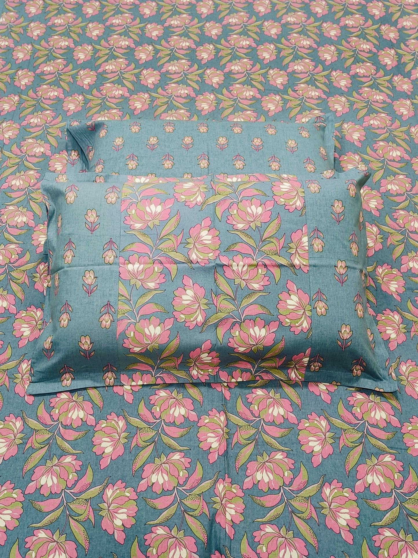 INDIAN Size Fitted Sheets ( Ajrakh )