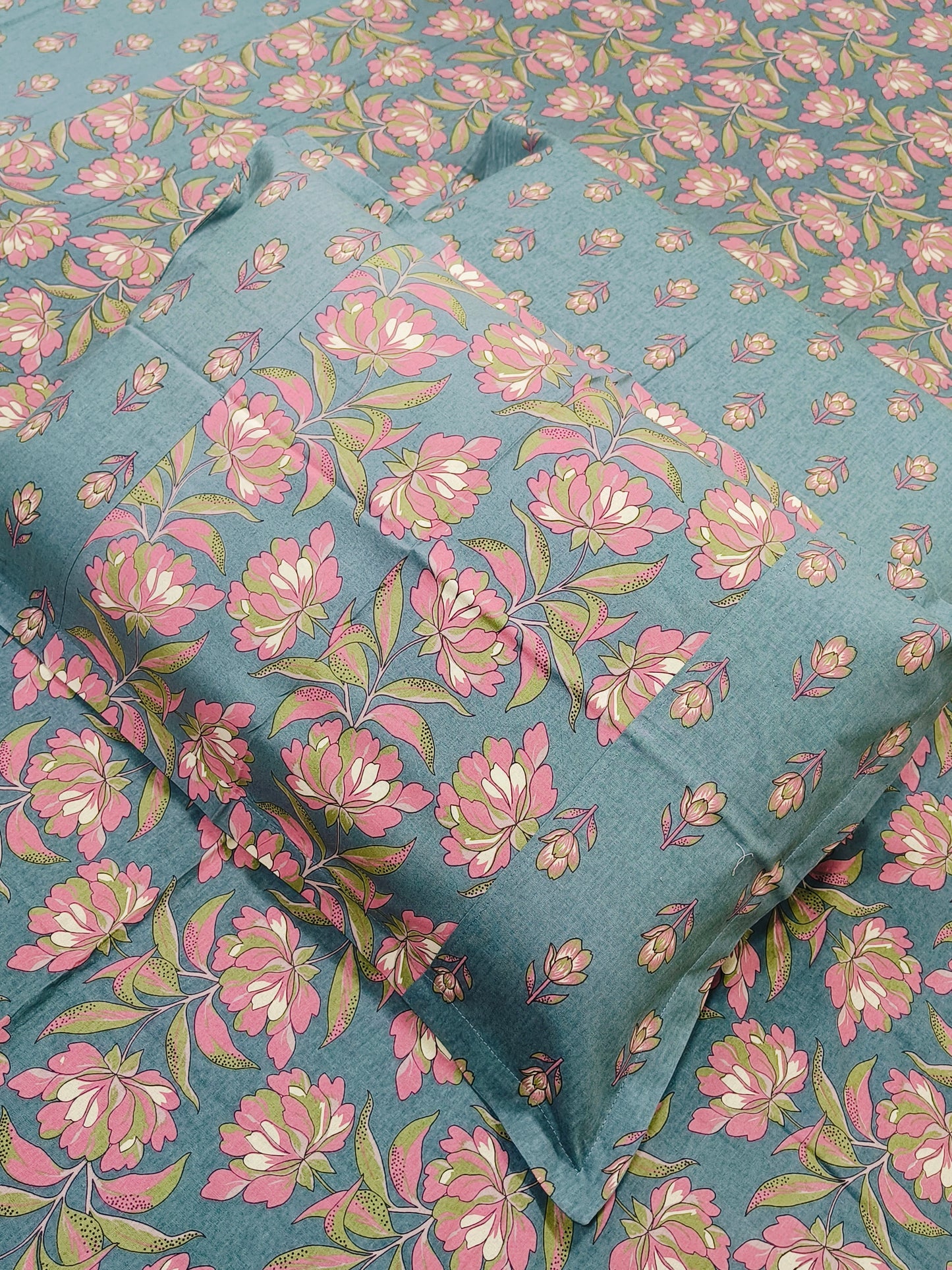 INDIAN Size Fitted Sheets ( Ajrakh )