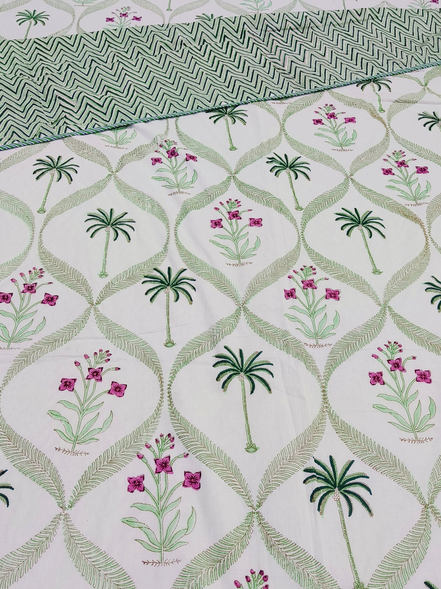 Handblock Printed Premium Double Bed Dohars