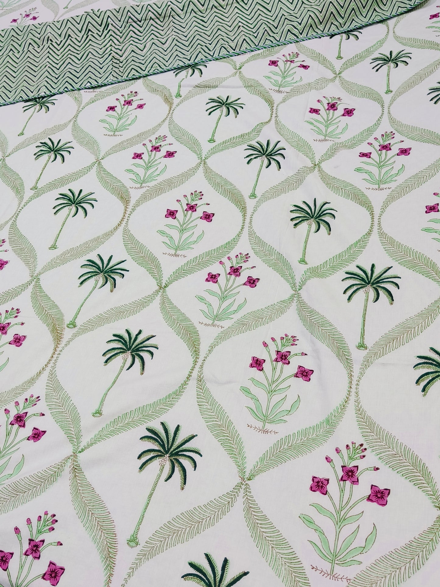 Handblock Printed Premium Double Bed Dohars