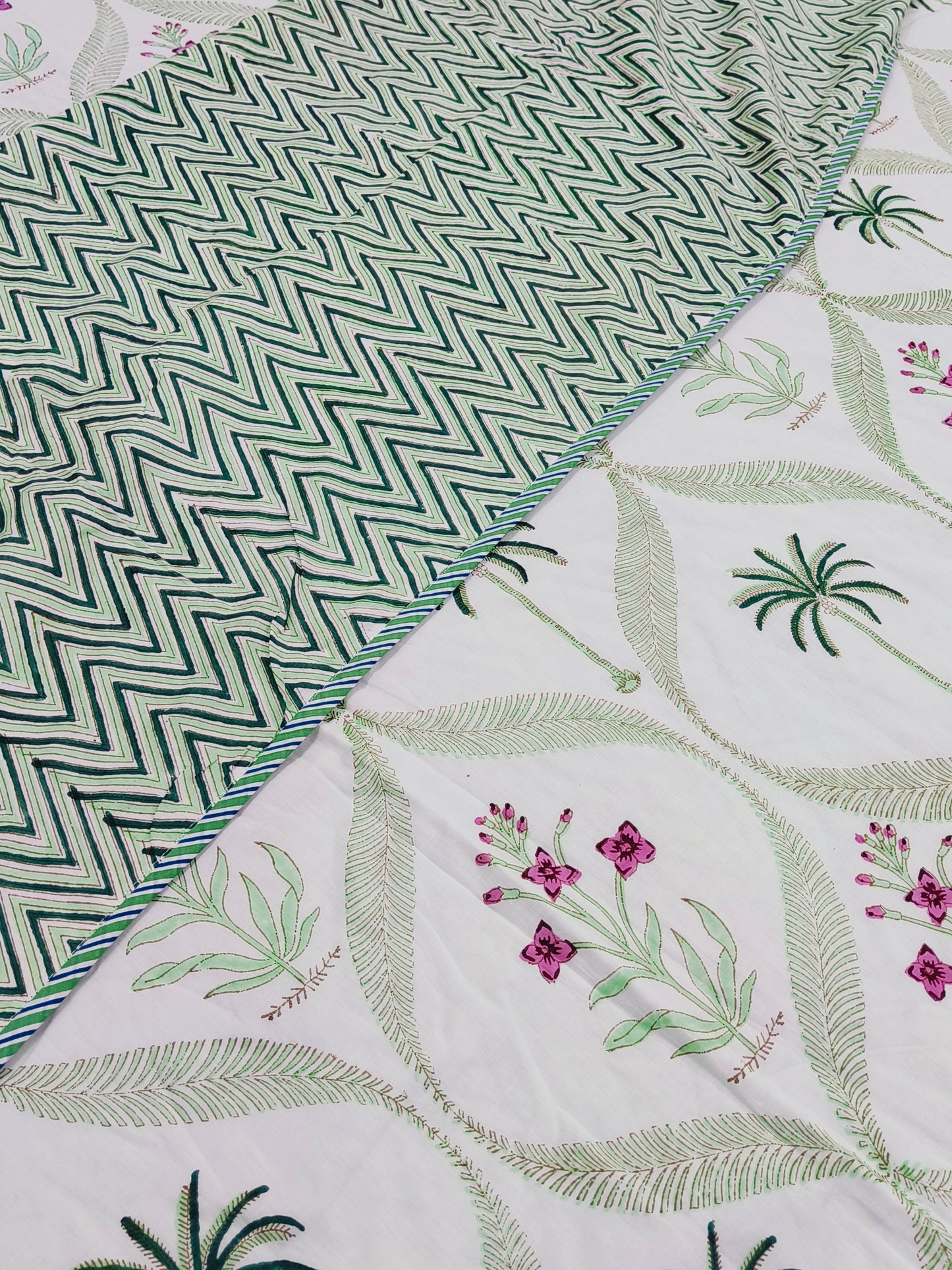 Handblock Printed Premium Double Bed Dohars