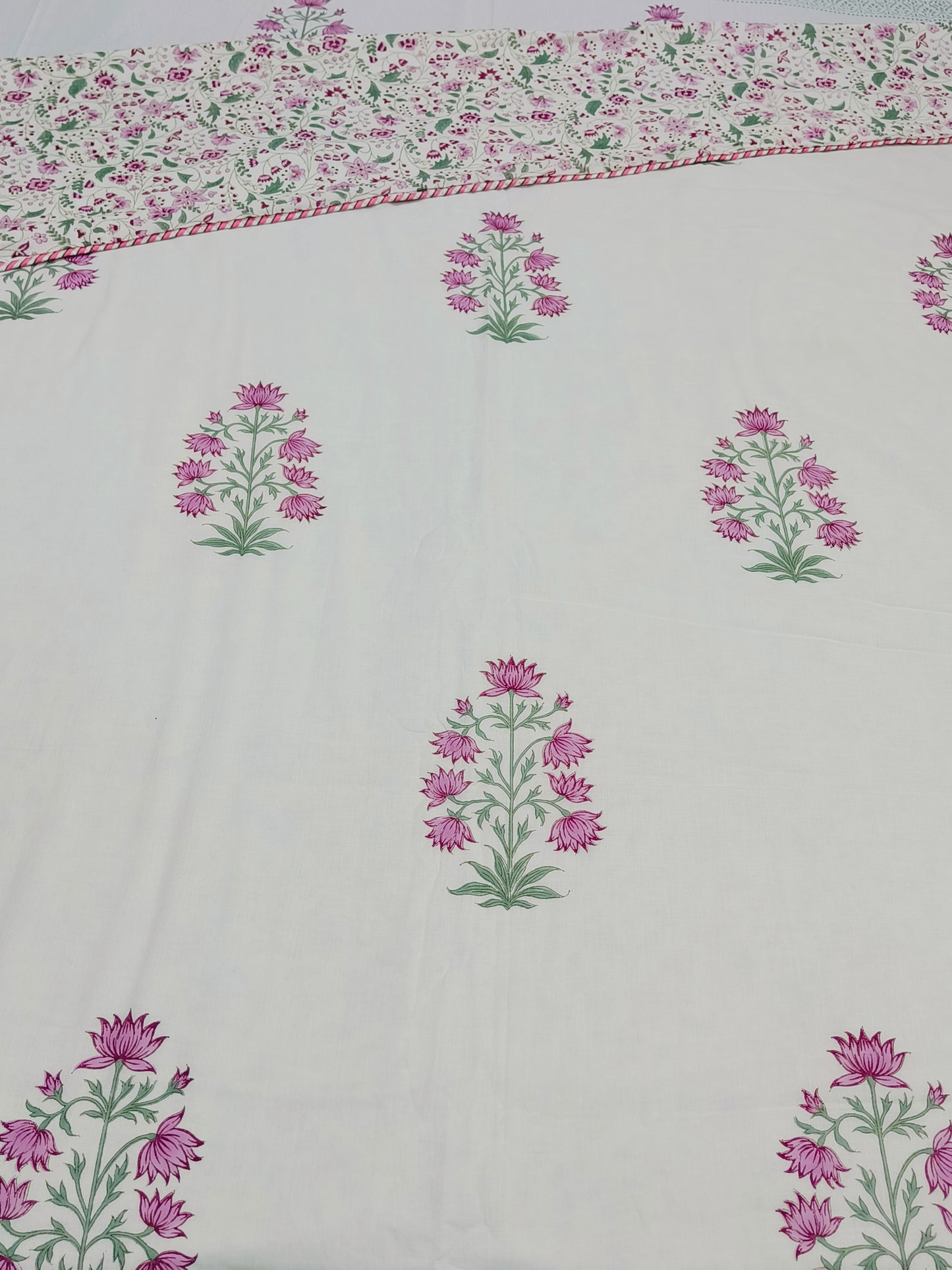 Handblock Printed Premium Double Bed Dohars