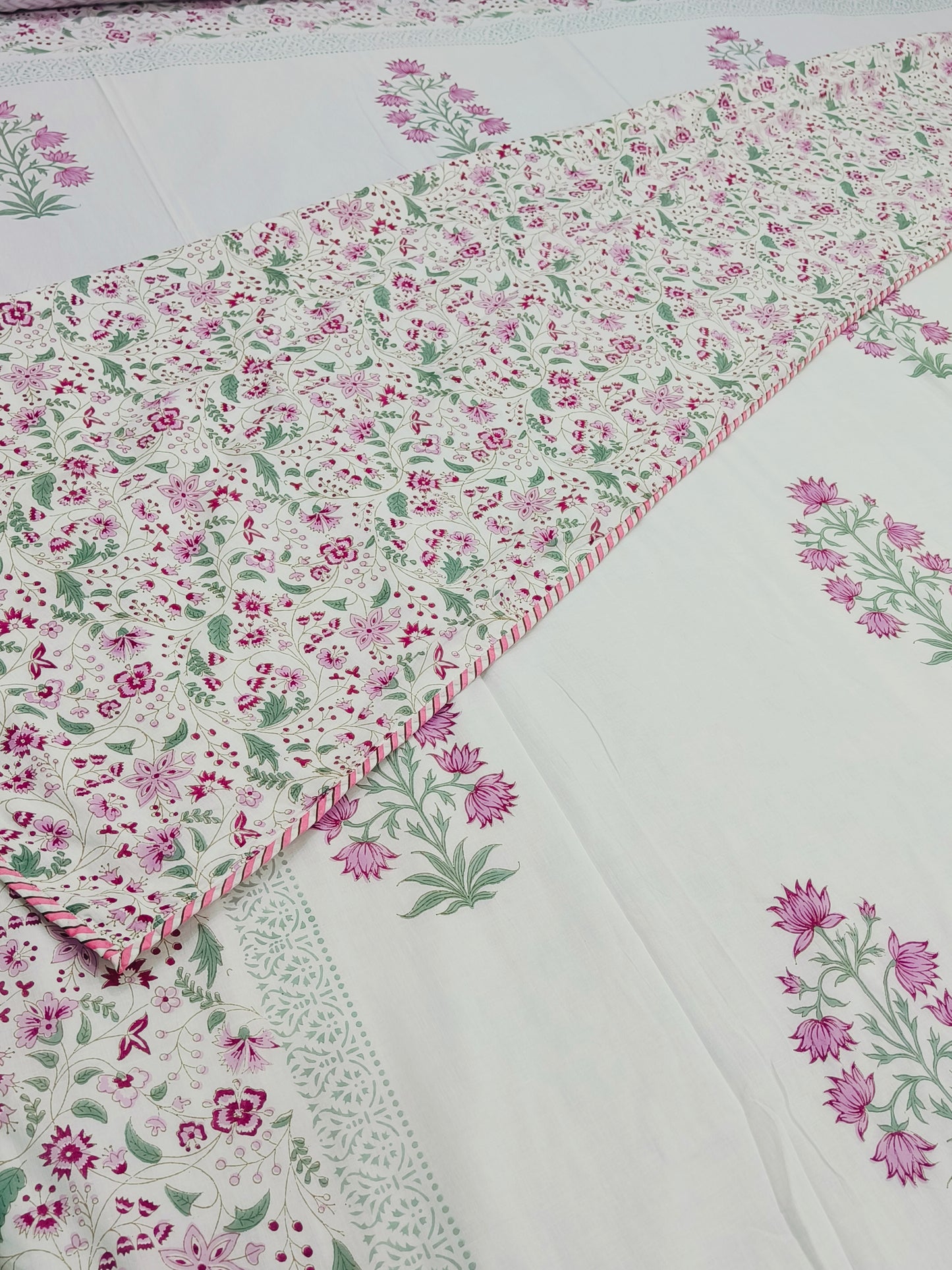 Handblock Printed Premium Double Bed Dohars