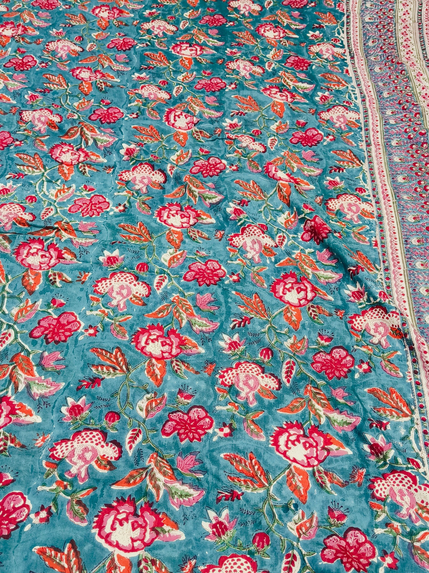 Handblock Printed Premium Double Bed Dohars