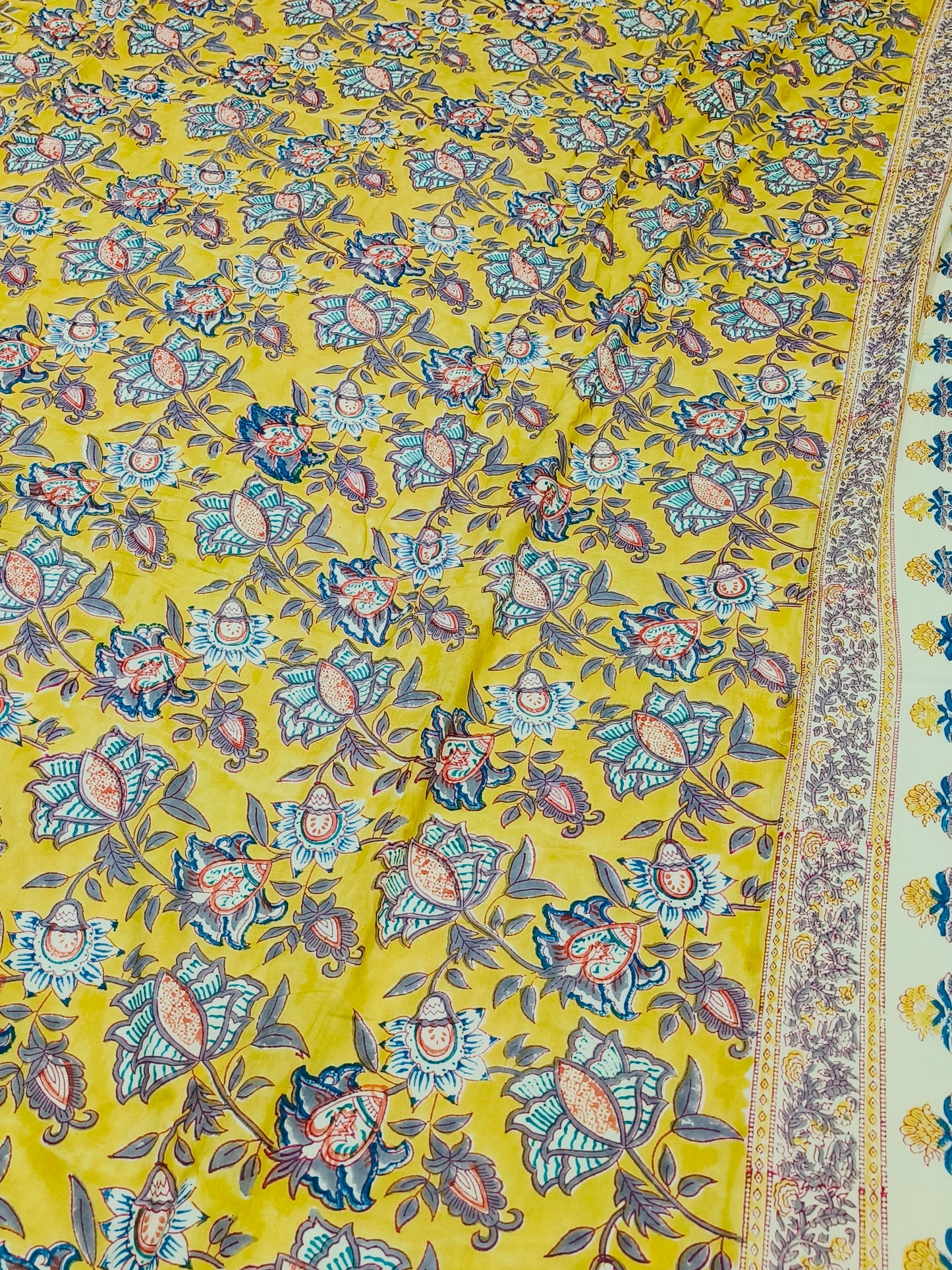 Handblock Printed Premium Double Bed Dohars