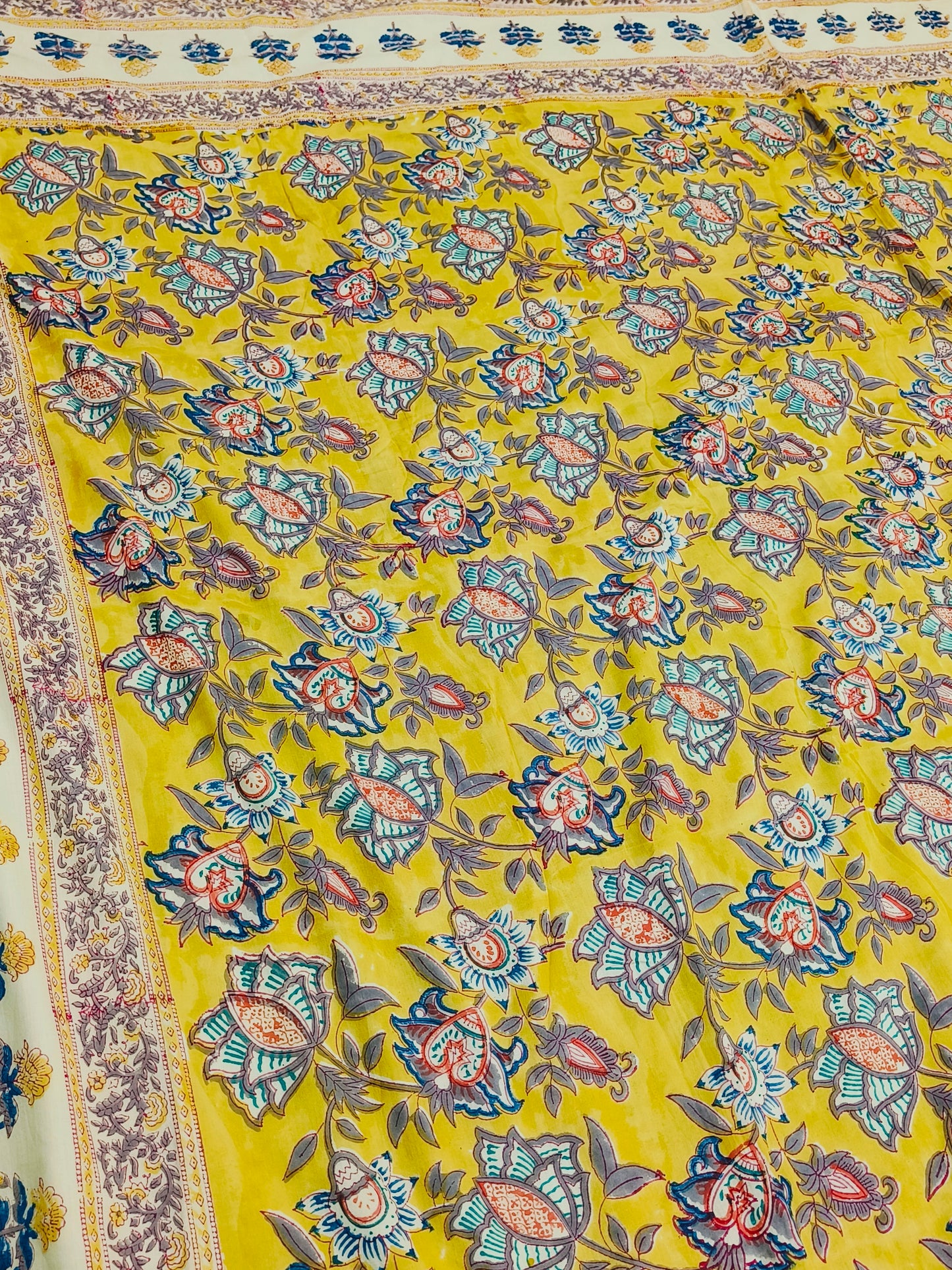 Handblock Printed Premium Double Bed Dohars