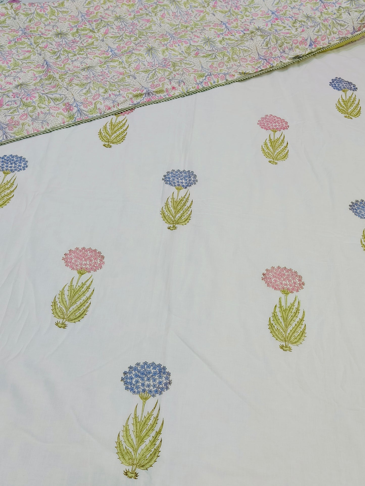 Handblock Printed Premium Double Bed Dohars