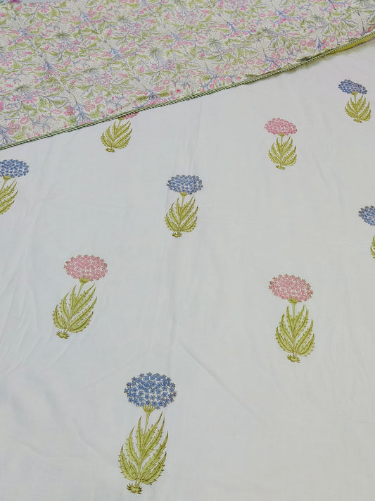 Handblock Printed Premium Double Bed Dohars