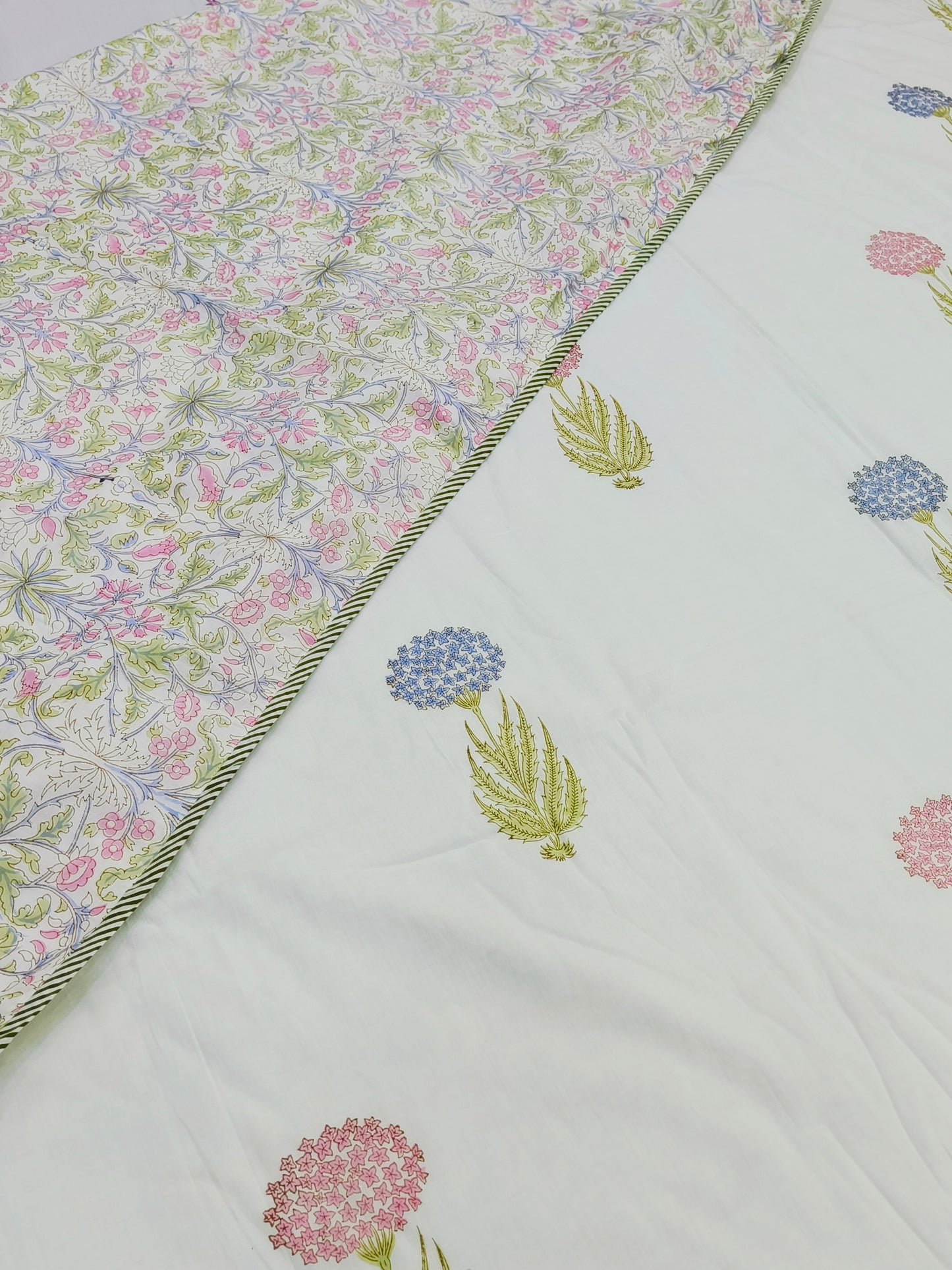 Handblock Printed Premium Double Bed Dohars