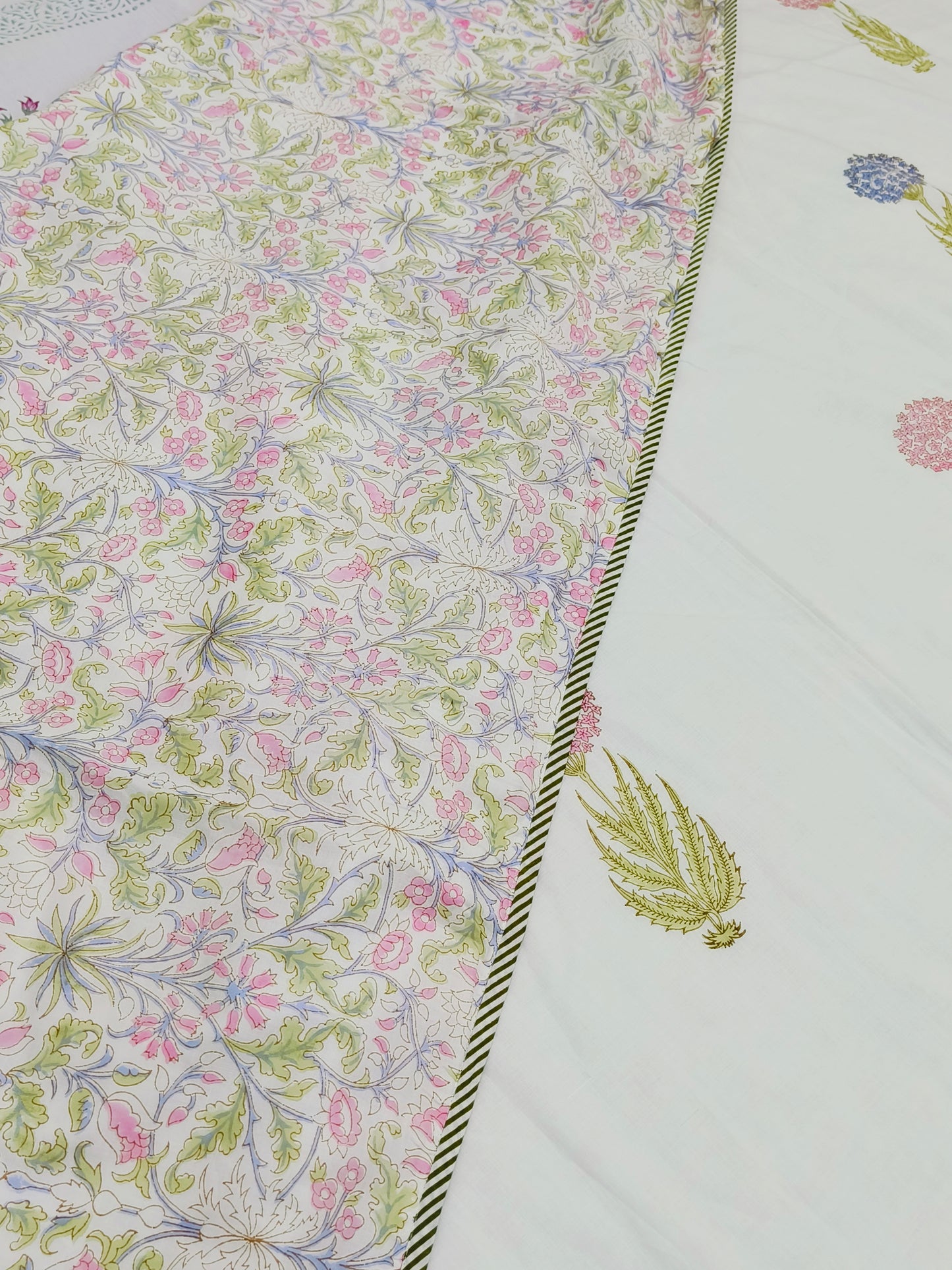 Handblock Printed Premium Double Bed Dohars
