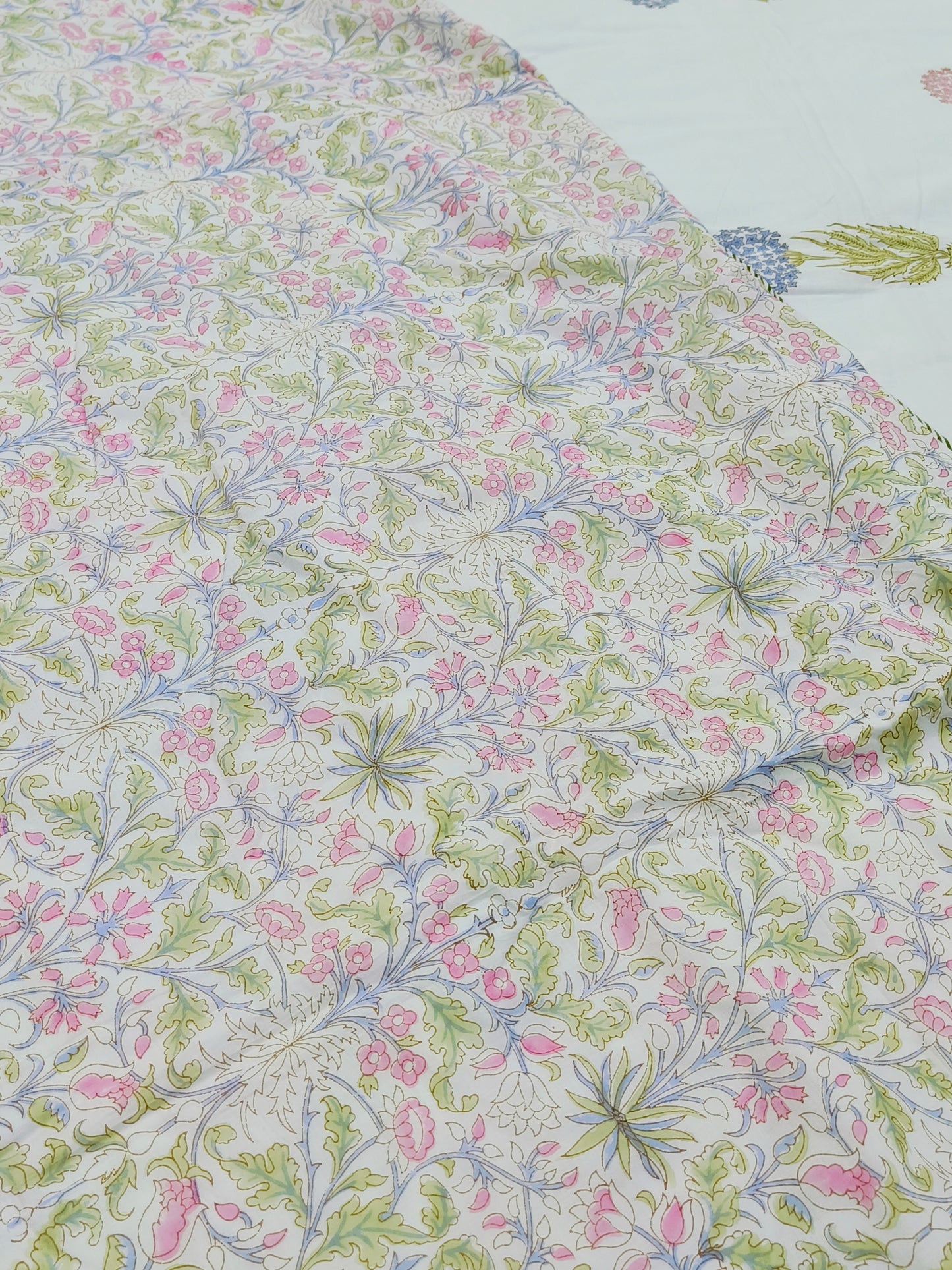 Handblock Printed Premium Double Bed Dohars