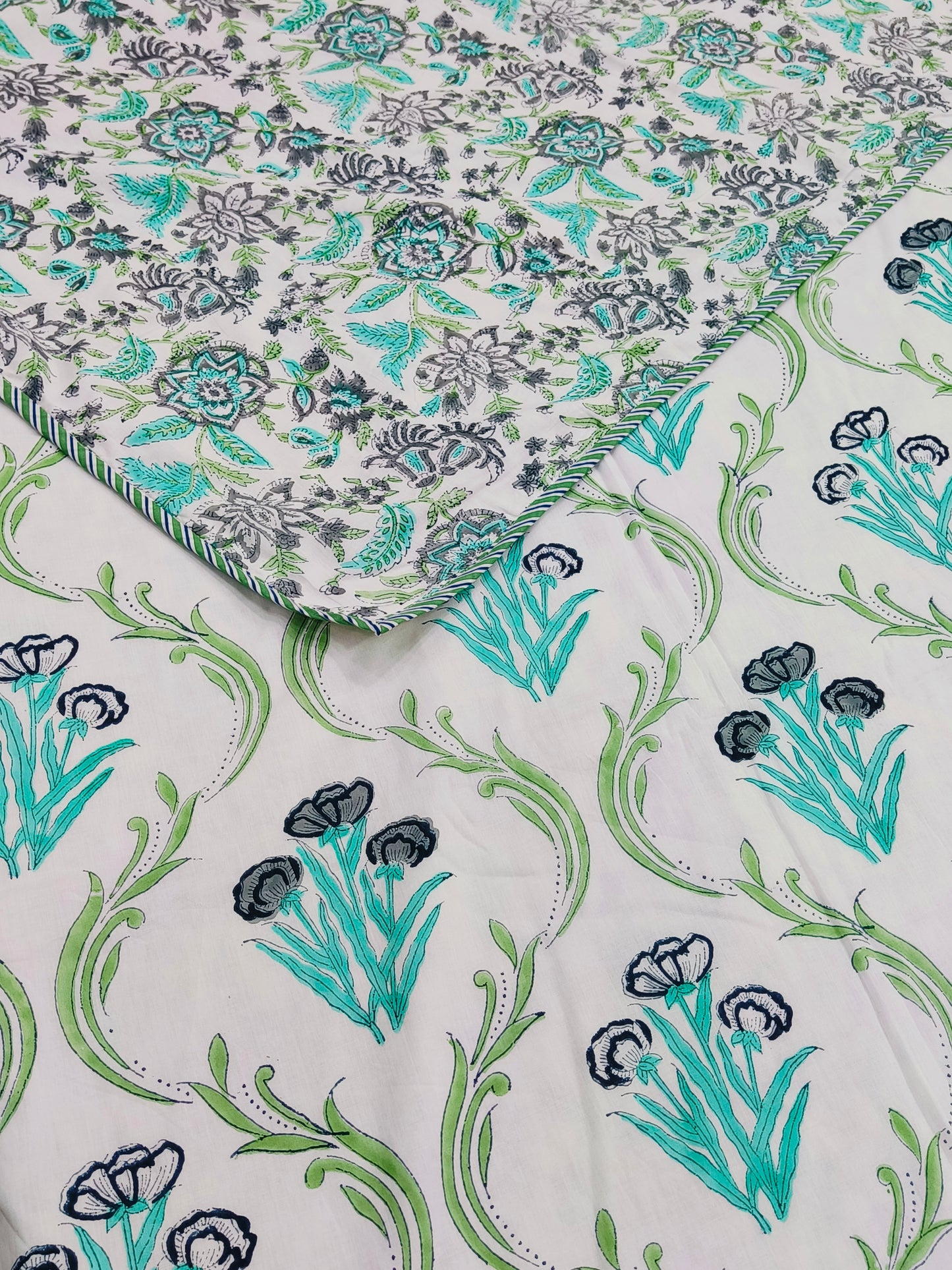 Handblock Printed Premium Double Bed Dohars