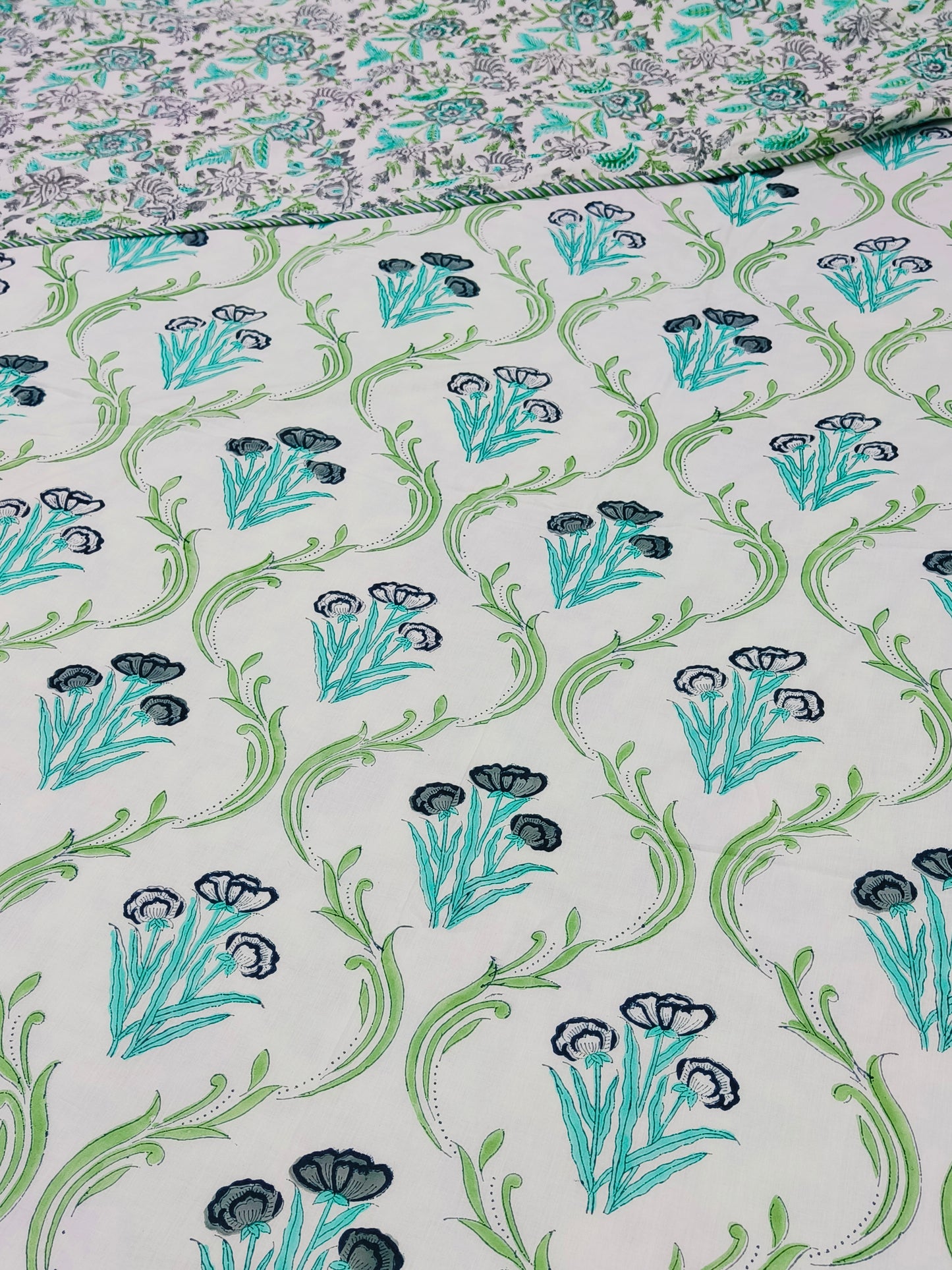 Handblock Printed Premium Double Bed Dohars
