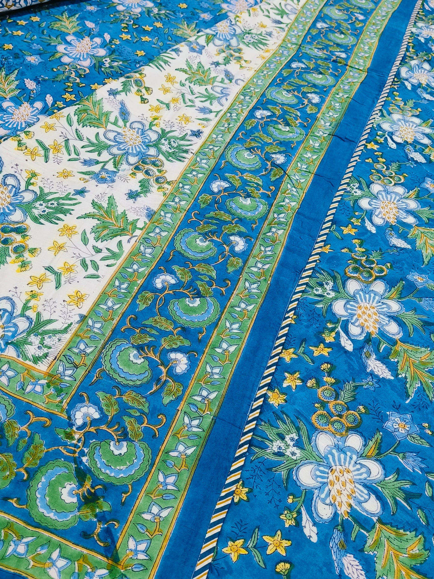 Handblock Printed Premium Double Bed Dohars