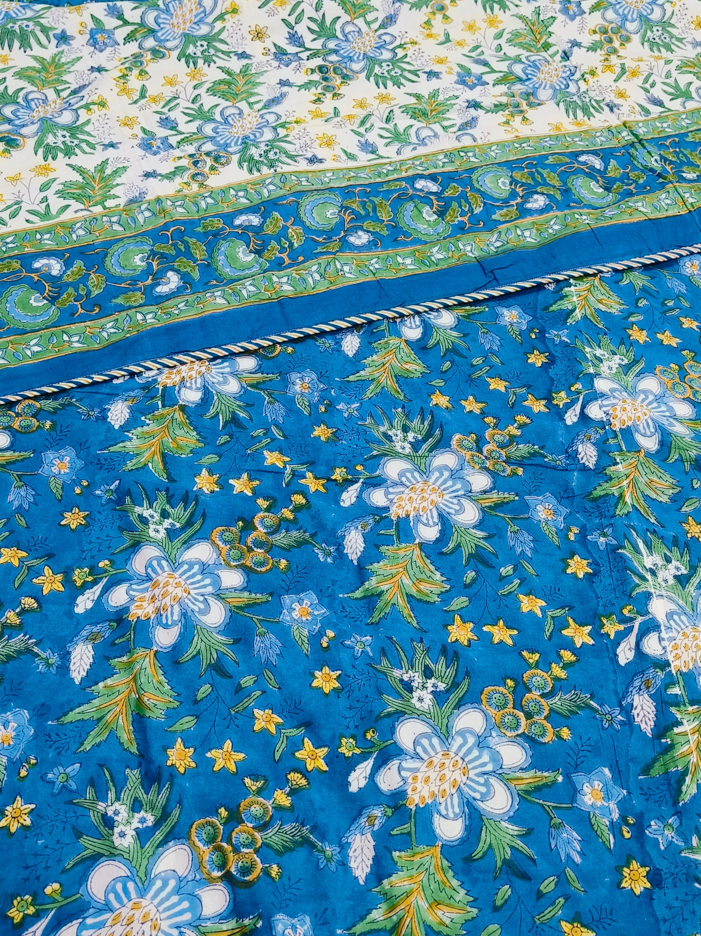 Handblock Printed Premium Double Bed Dohars