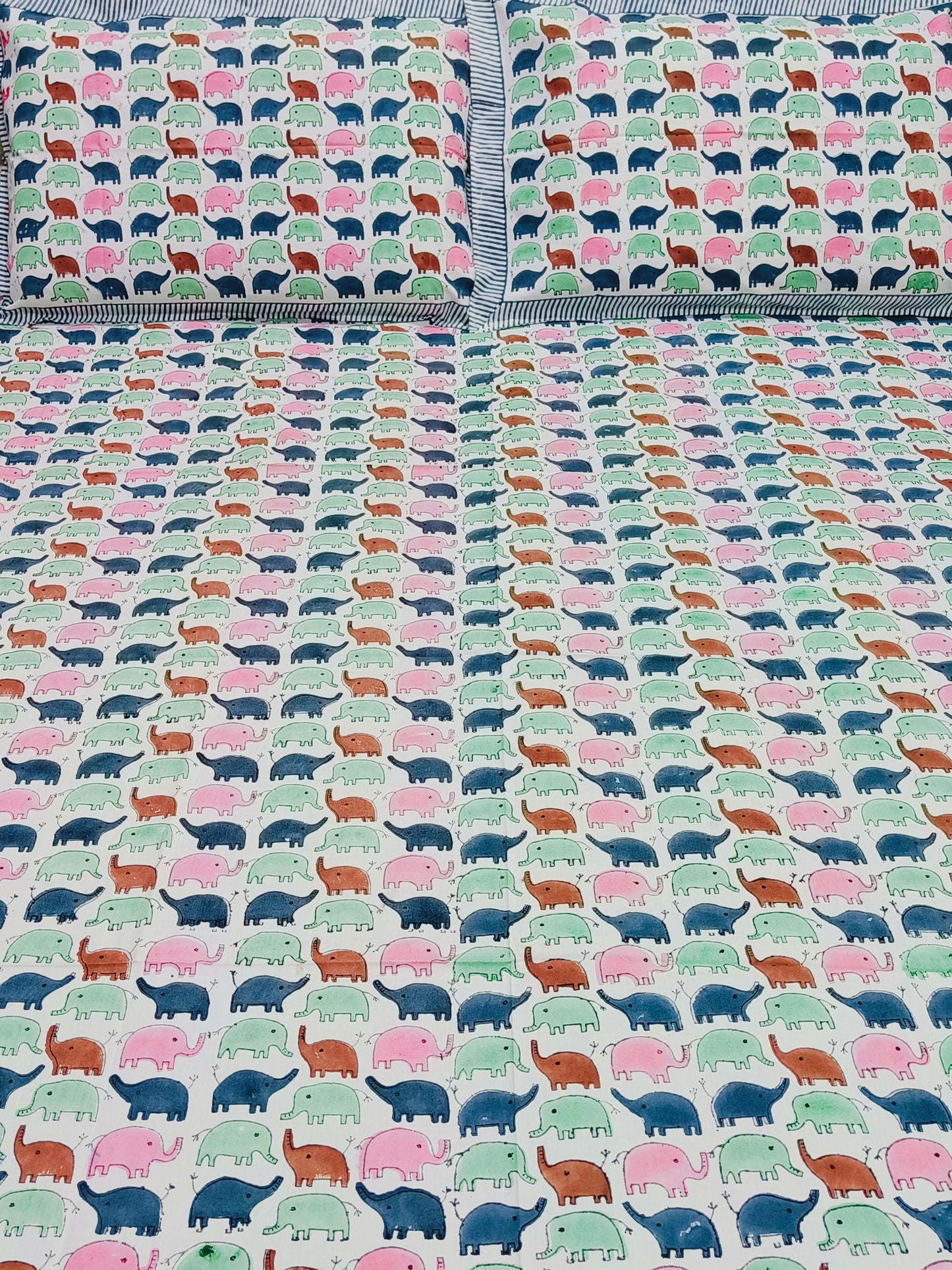 Handblock Printed Premium Bedsheets (Dispatch Time 24 Hours)