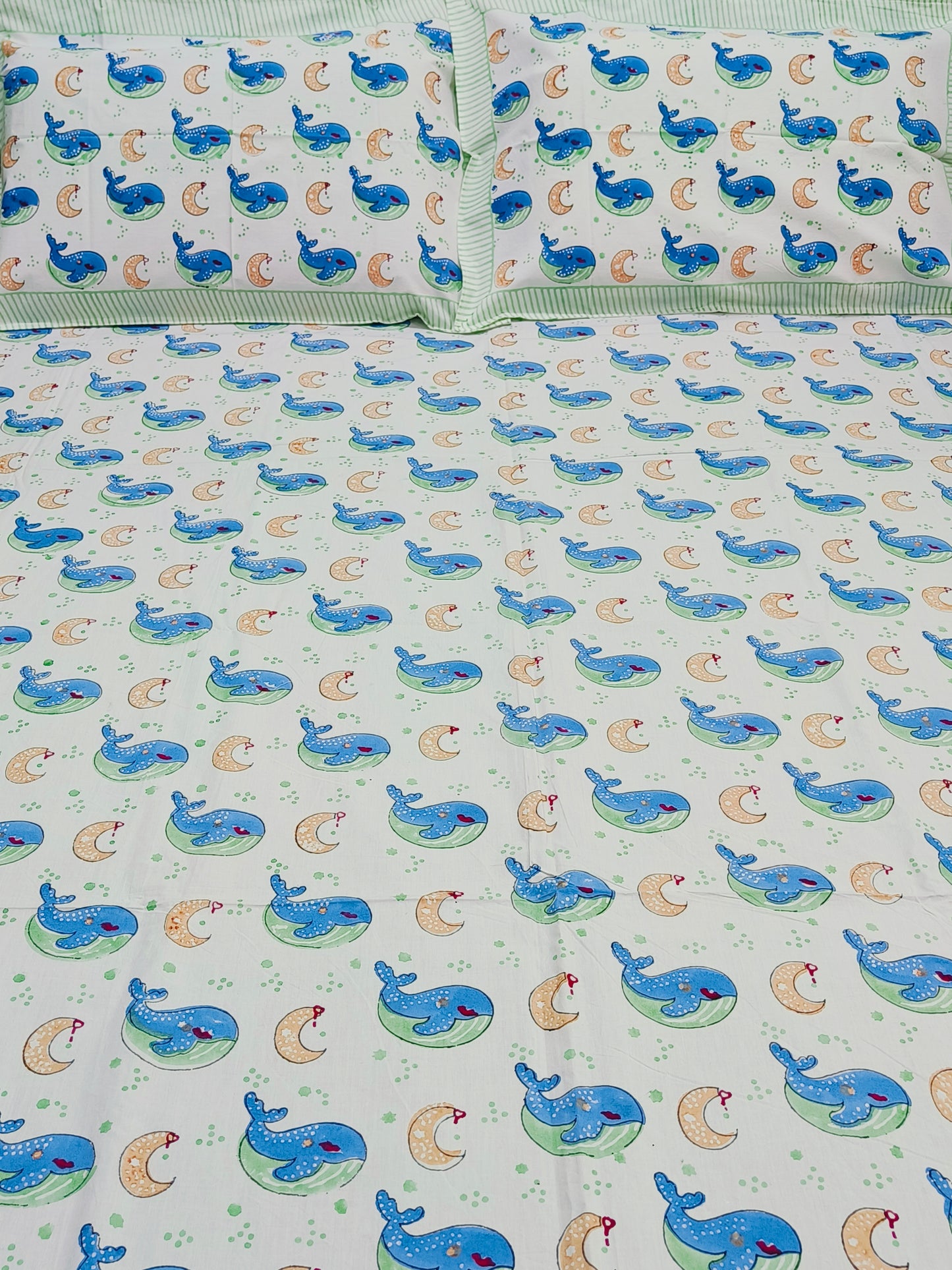 Handblock Printed Premium Bedsheets (Dispatch Time 24 Hours)